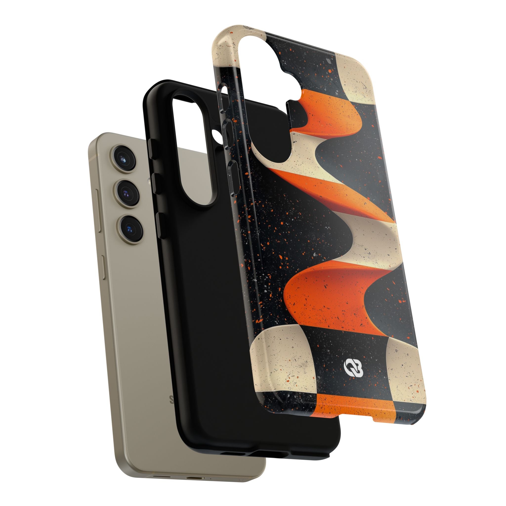 Orange Grit Twist · Tough Phone Case for Samsung