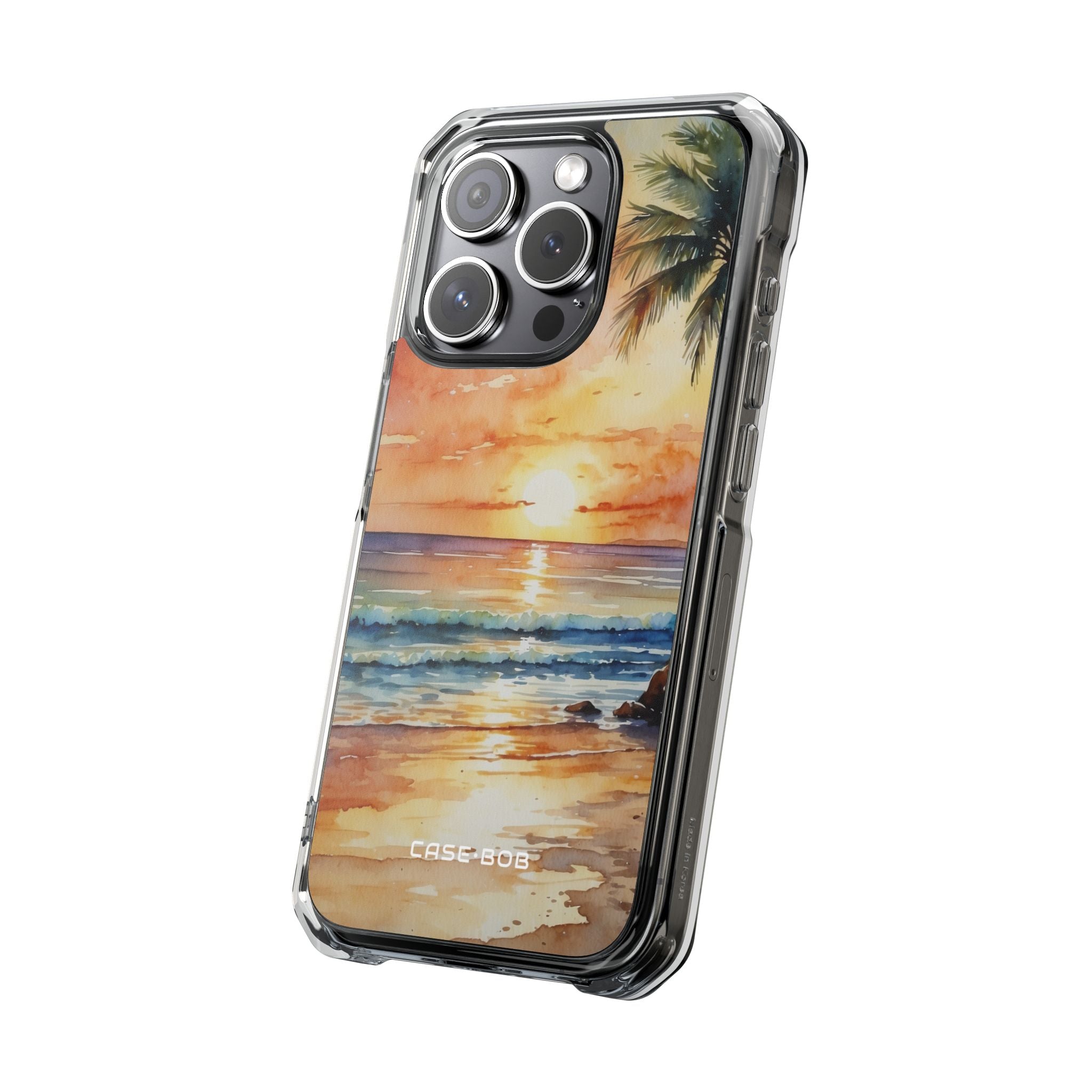 Sunset Palm iPhone 15 Pro Case - Impact