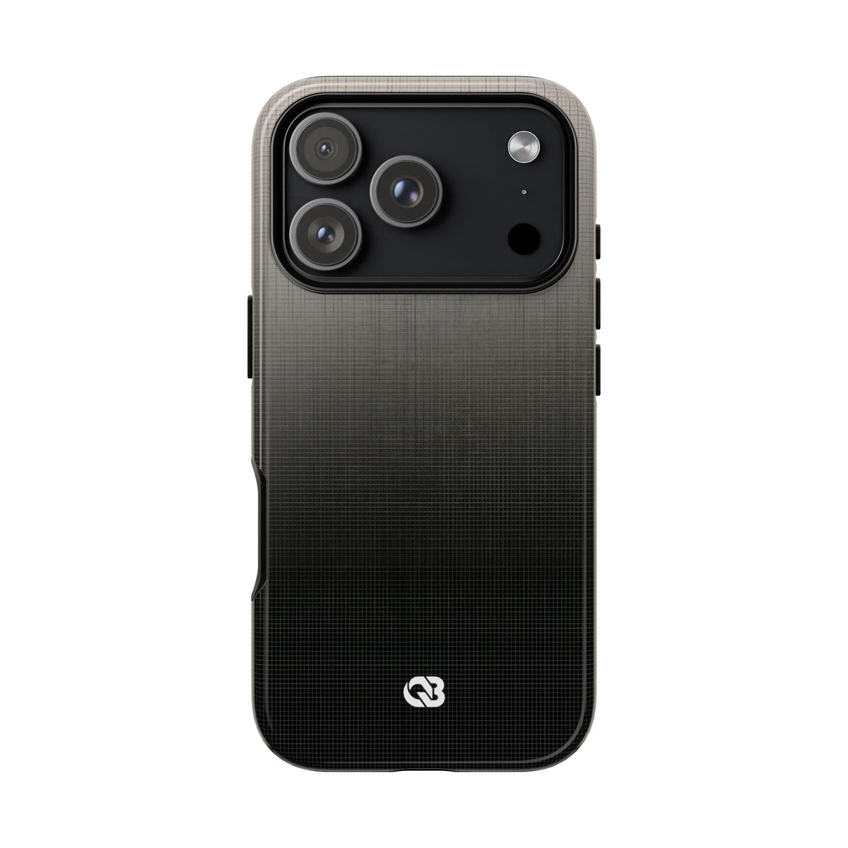 Monochrome Metric Grid · Tough Phone Case for iPhone · Black