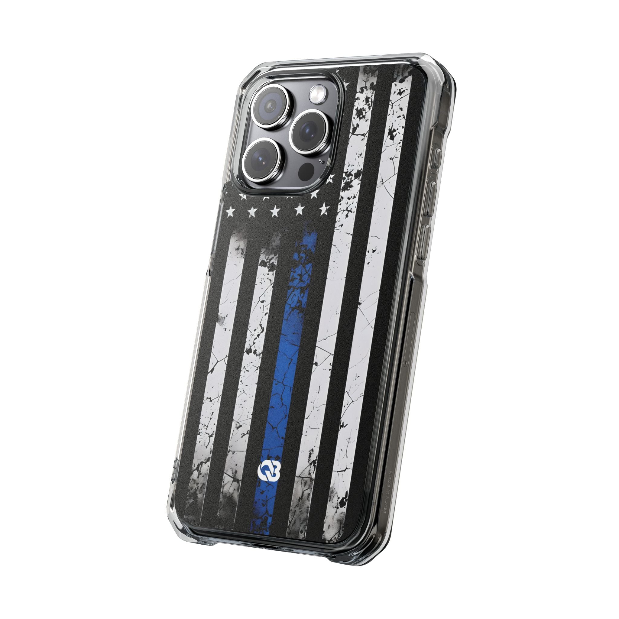 Gritty Cobalt Flag · Impact Phone Case for iPhone · Magsafe