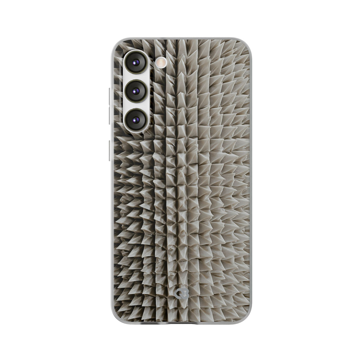 Beige Lite Phone Case for Samsung - Bone Spiked Grid