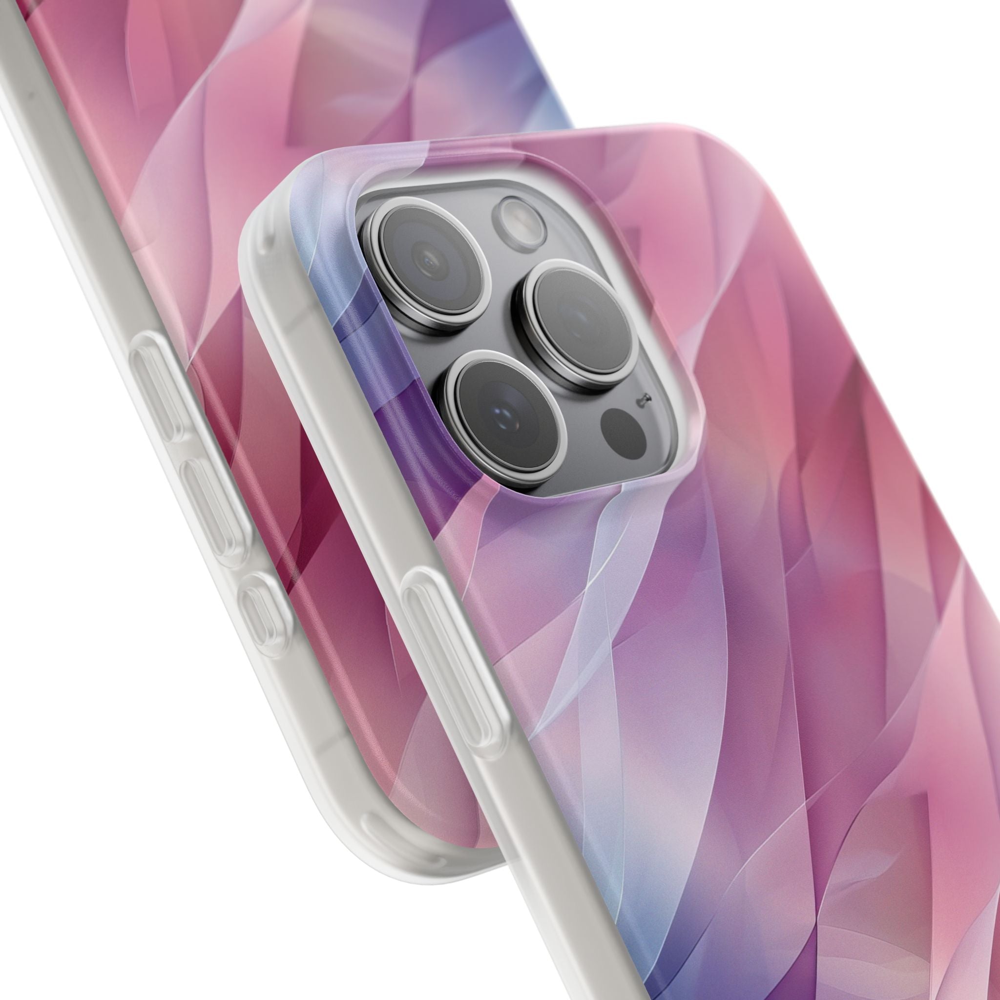 Pink Wave iPhone 15 Pro Max Case - Soft