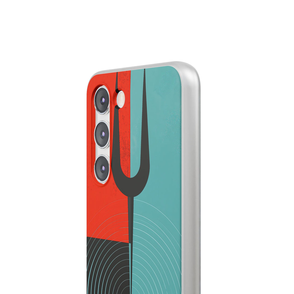 Teal Lite Phone Case for Samsung - Sonic Static Split
