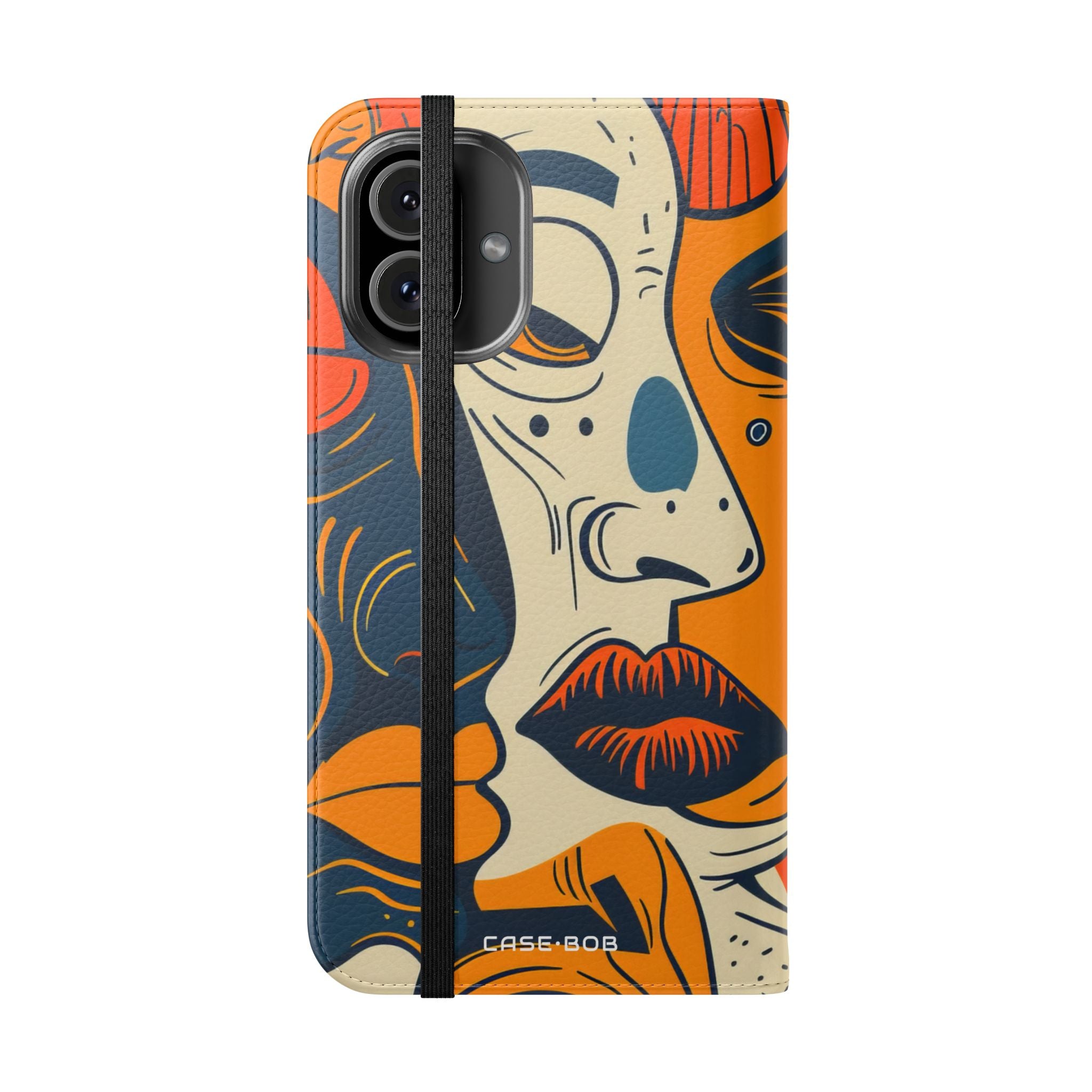 Overlapping Faces - iPhone 16 Plus Case - Wallet