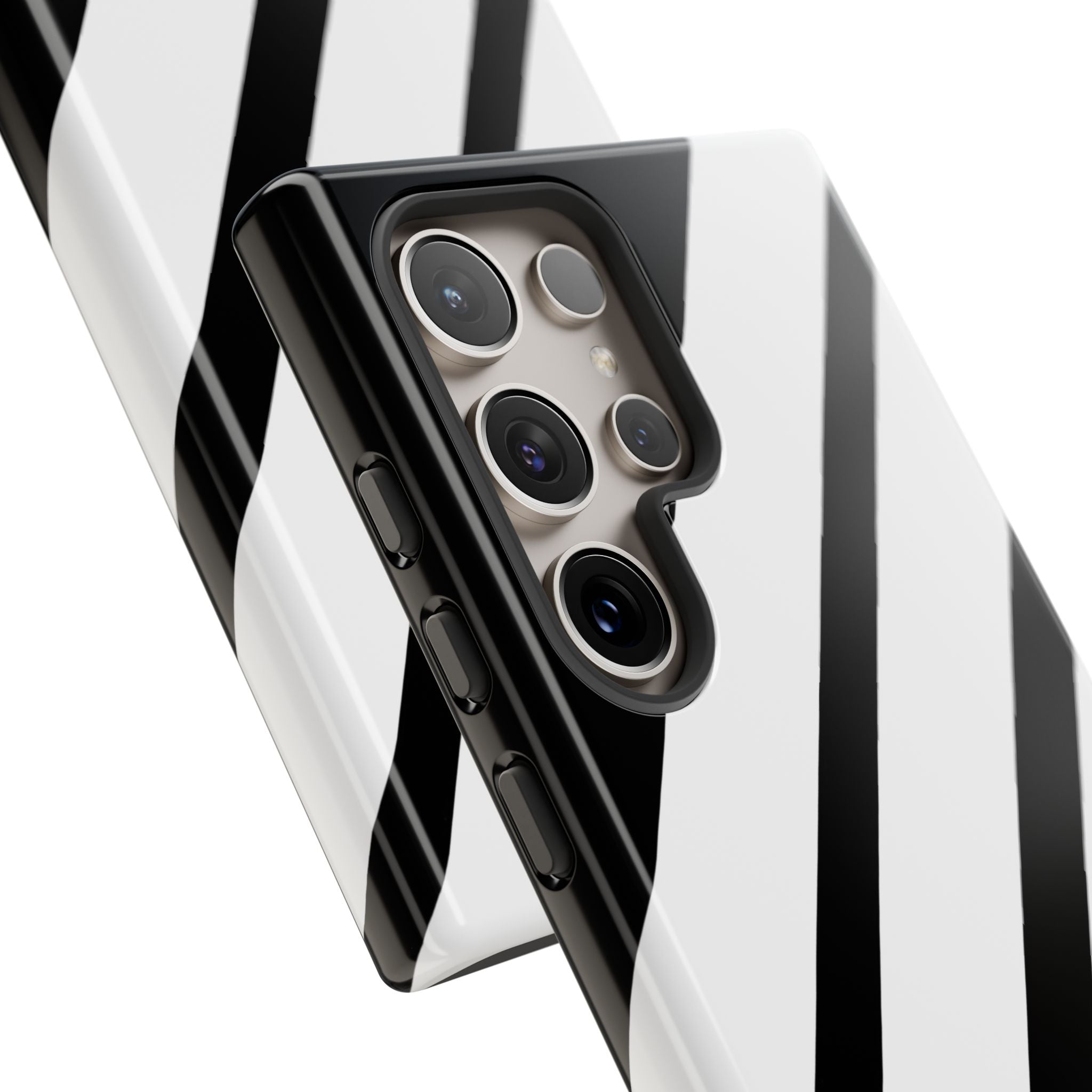 Obsidian White Bars · Tough Handyhülle für Samsung