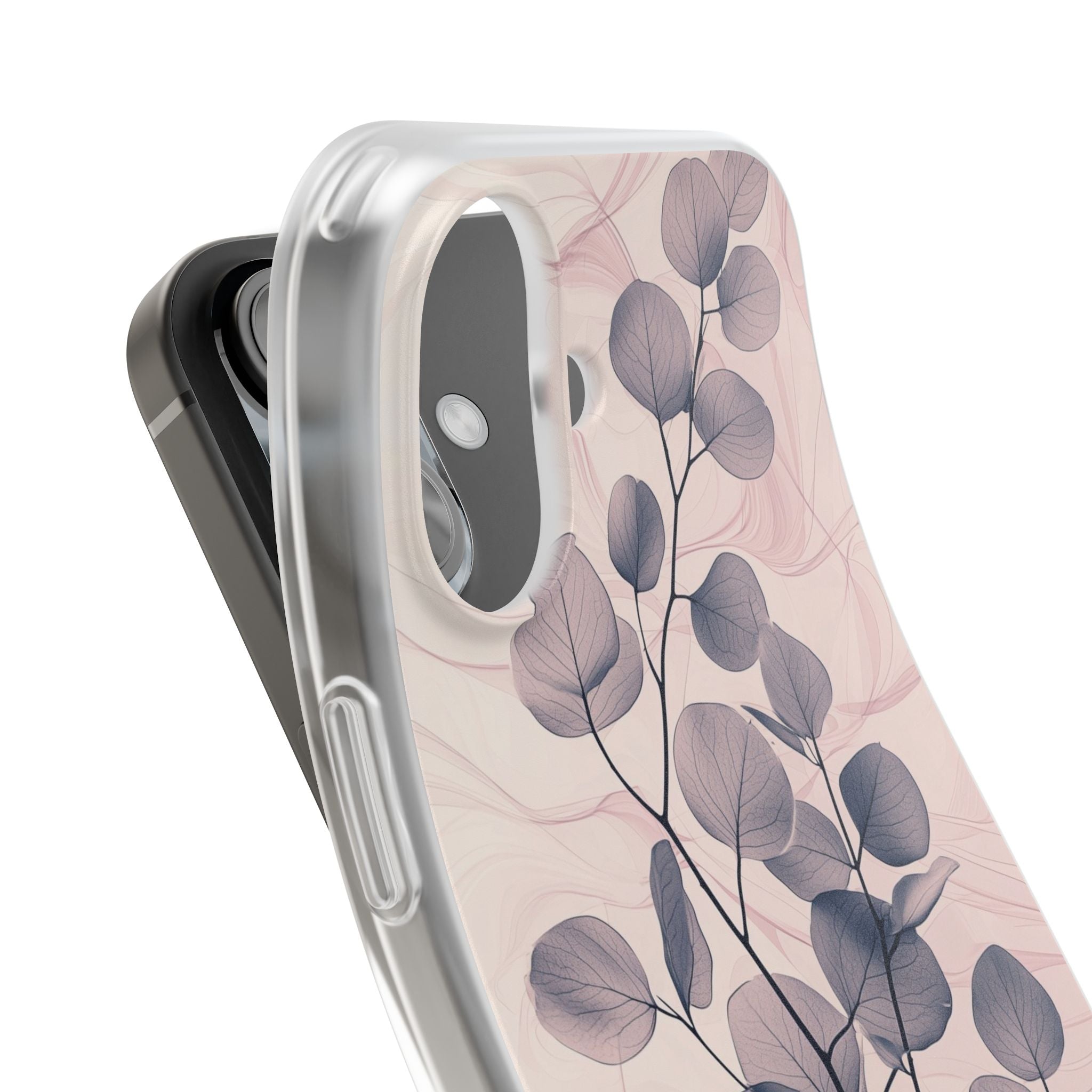 Ethereal Indigo Eucalyptus · Soft Phone Case for iPhone