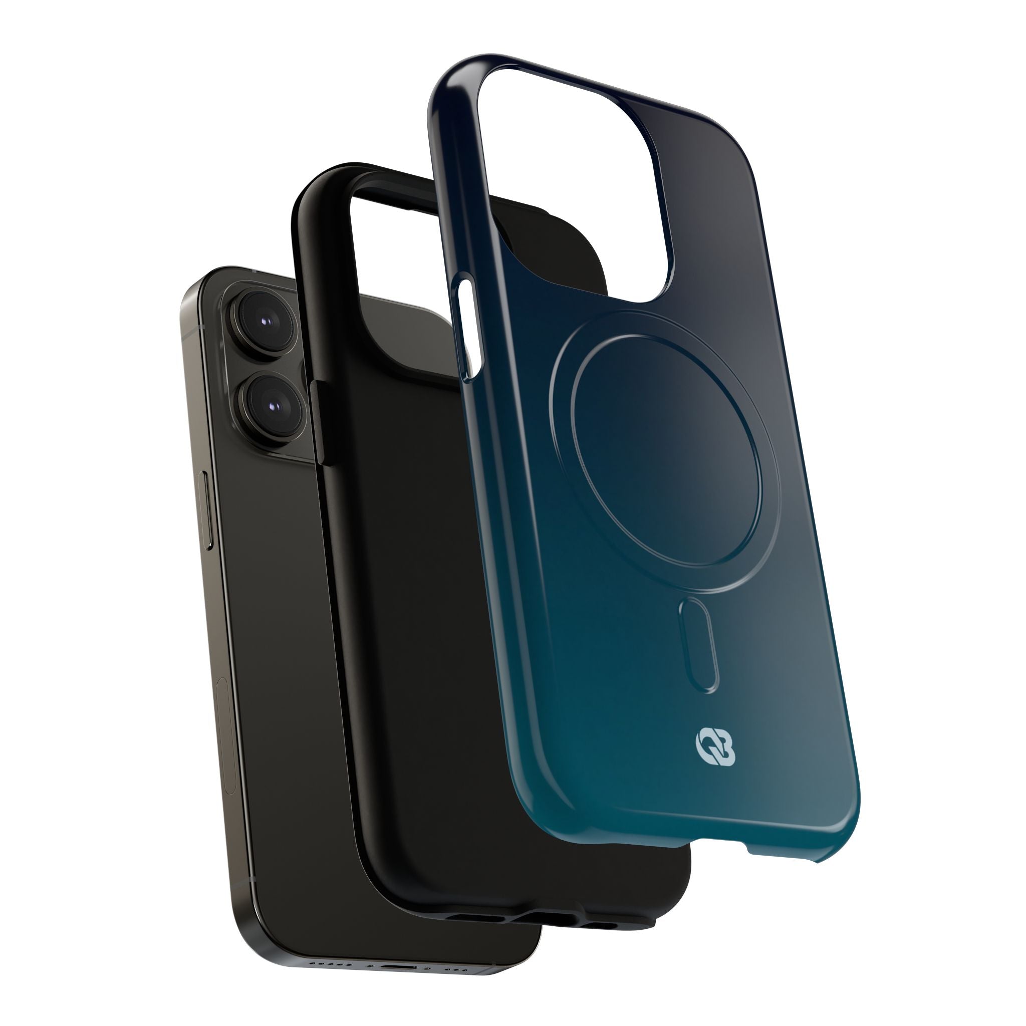 Teal Tough 2.0 Magsafe Phone Case for iPhone - Abyss Teal Haze