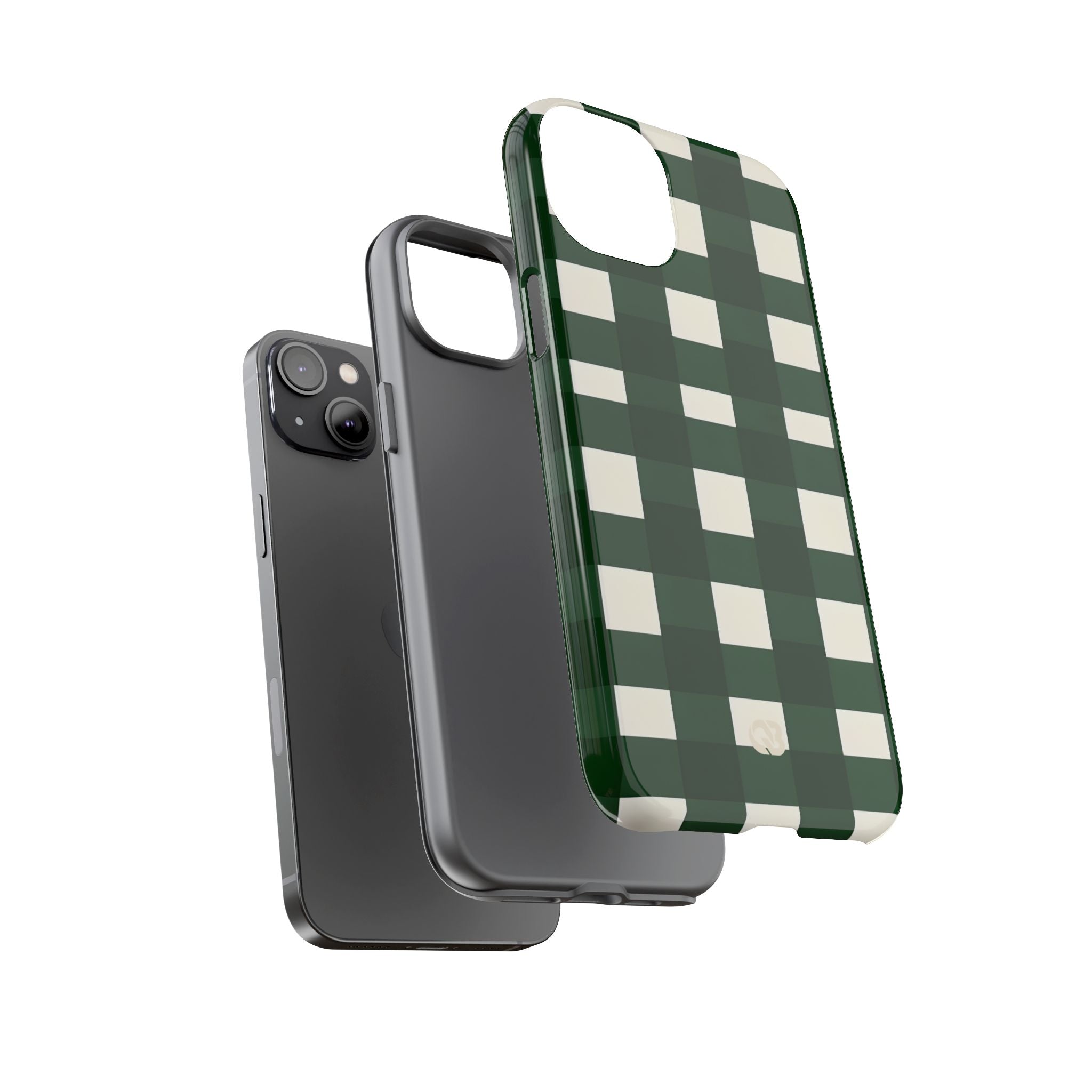 Hunter Green Plaid · Tough Phone Case for iPhone