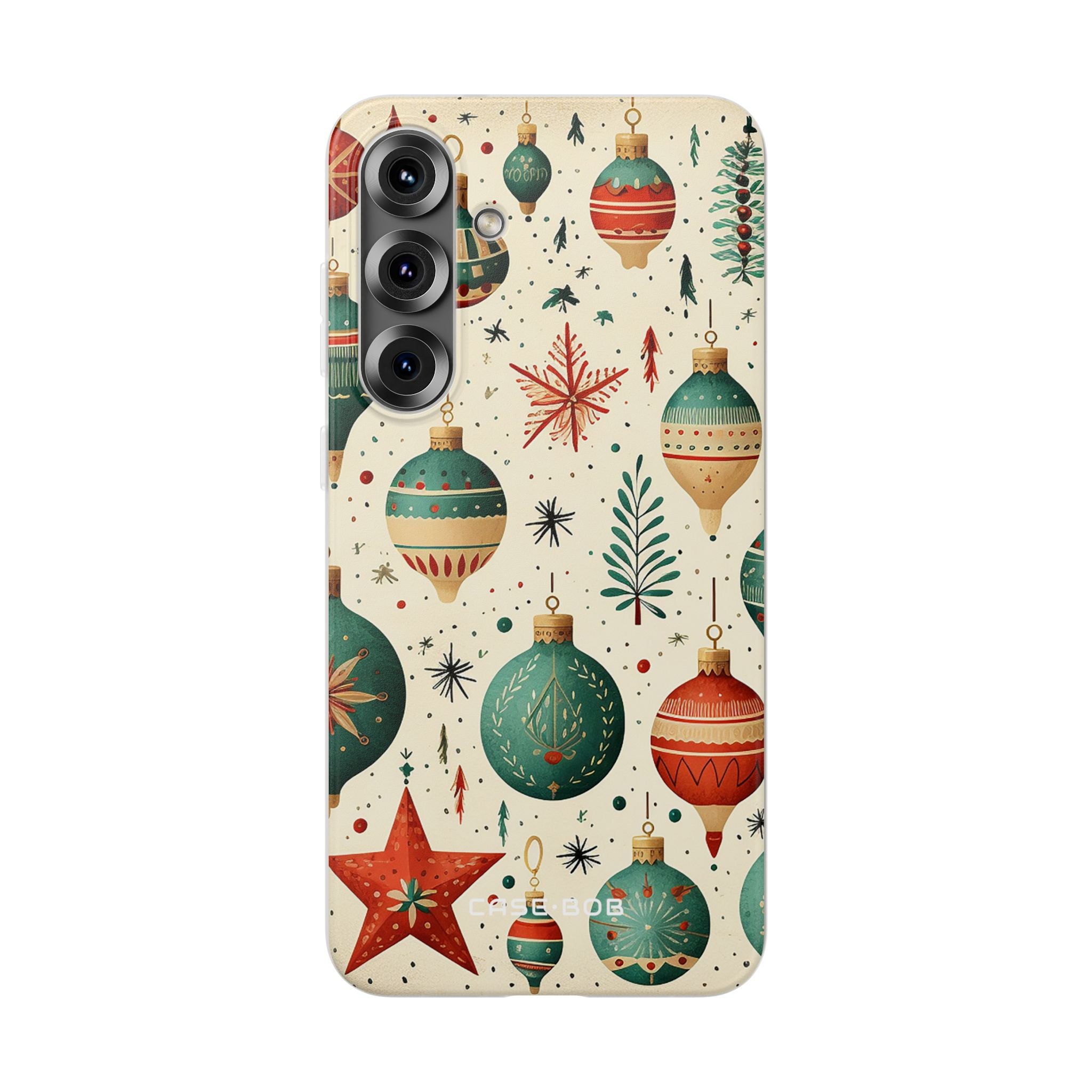 Teal Ornaments Samsung S25 Plus Case - Soft