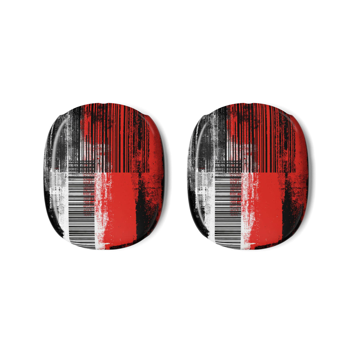 Distorted Barcode · Hard Case for AirPods Max · Black