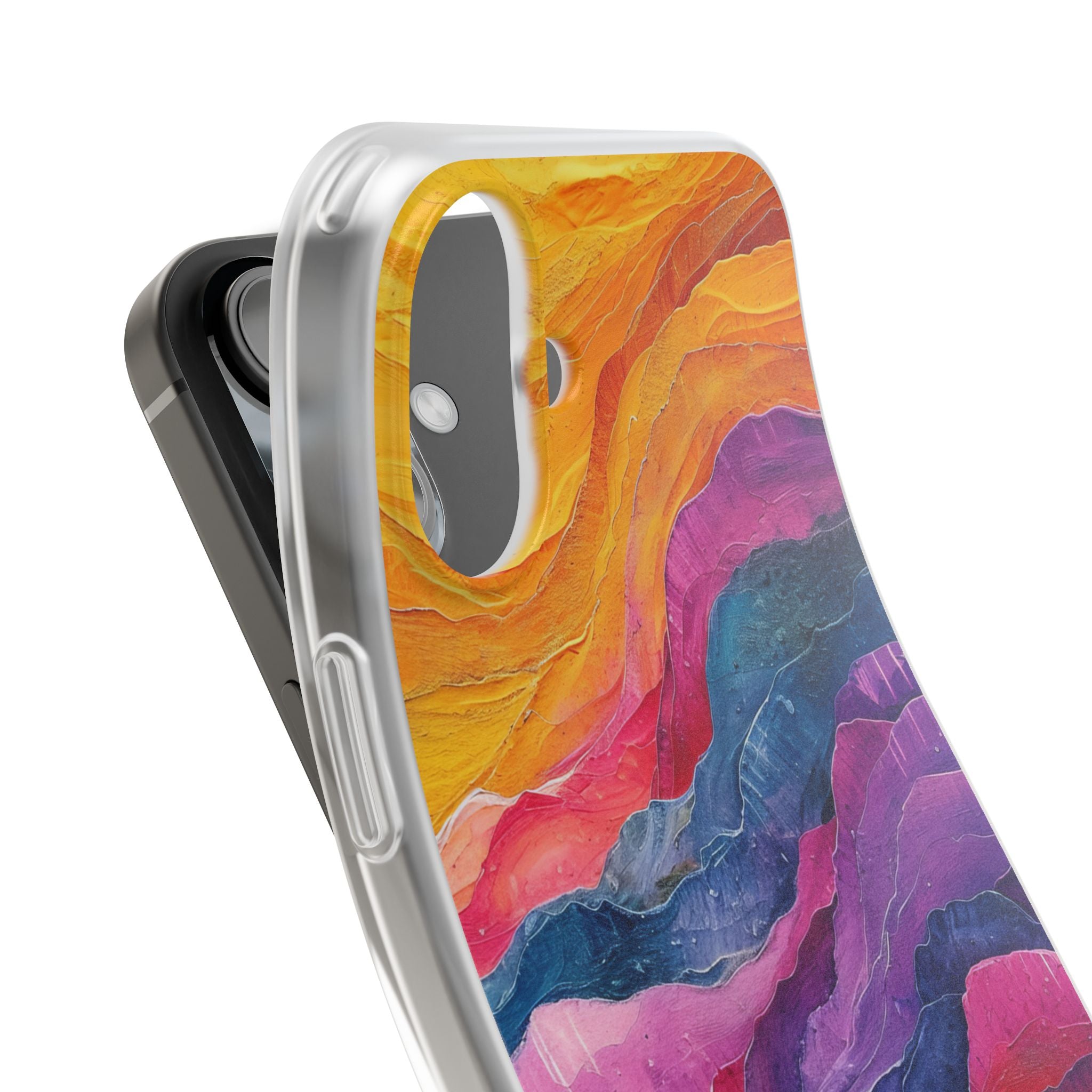 Vibrant Flow iPhone 16 Plus Case - Soft