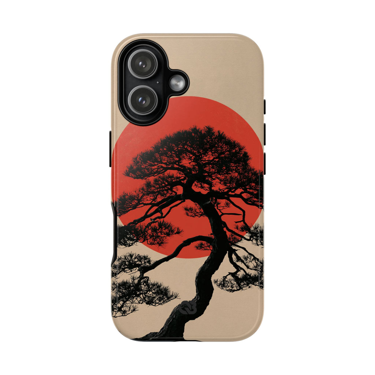 Crimson Pine Solitude · Tough Phone Case for iPhone · Beige