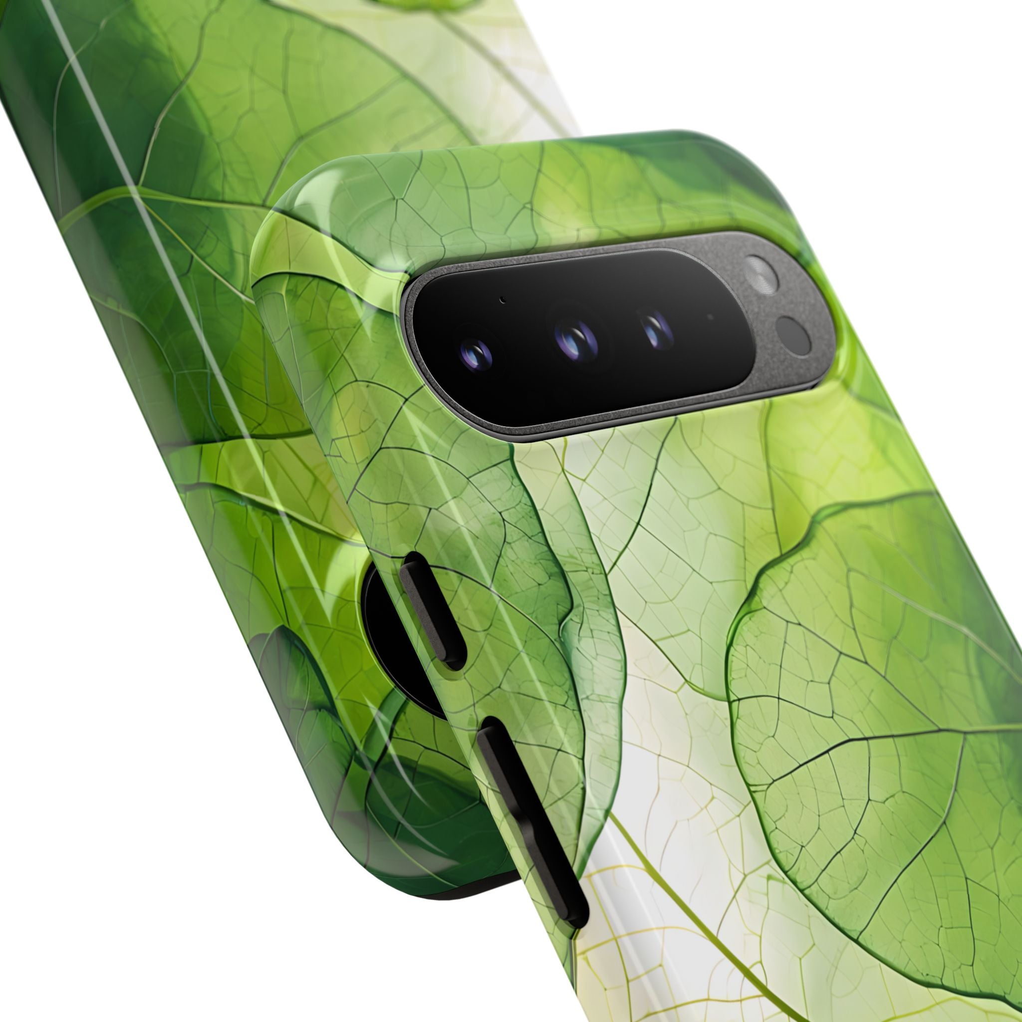 Emerald Leaf Veins · Tough Phone Case for Google Pixel