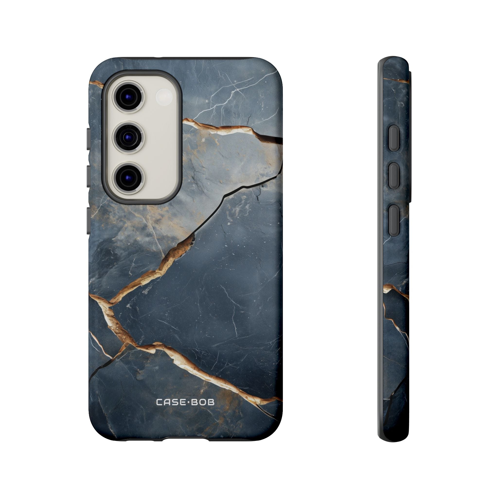Jagged Vein Navy Samsung S23 Case - Tough