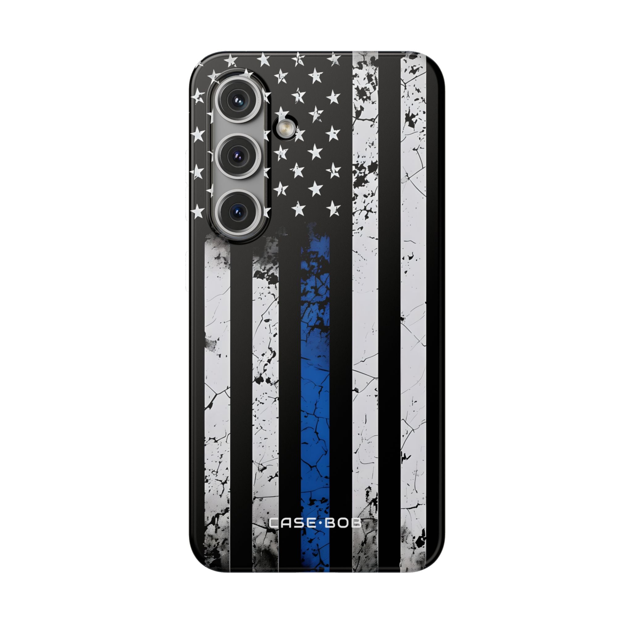 Blue Stripe Flag Samsung S24 Case - Soft