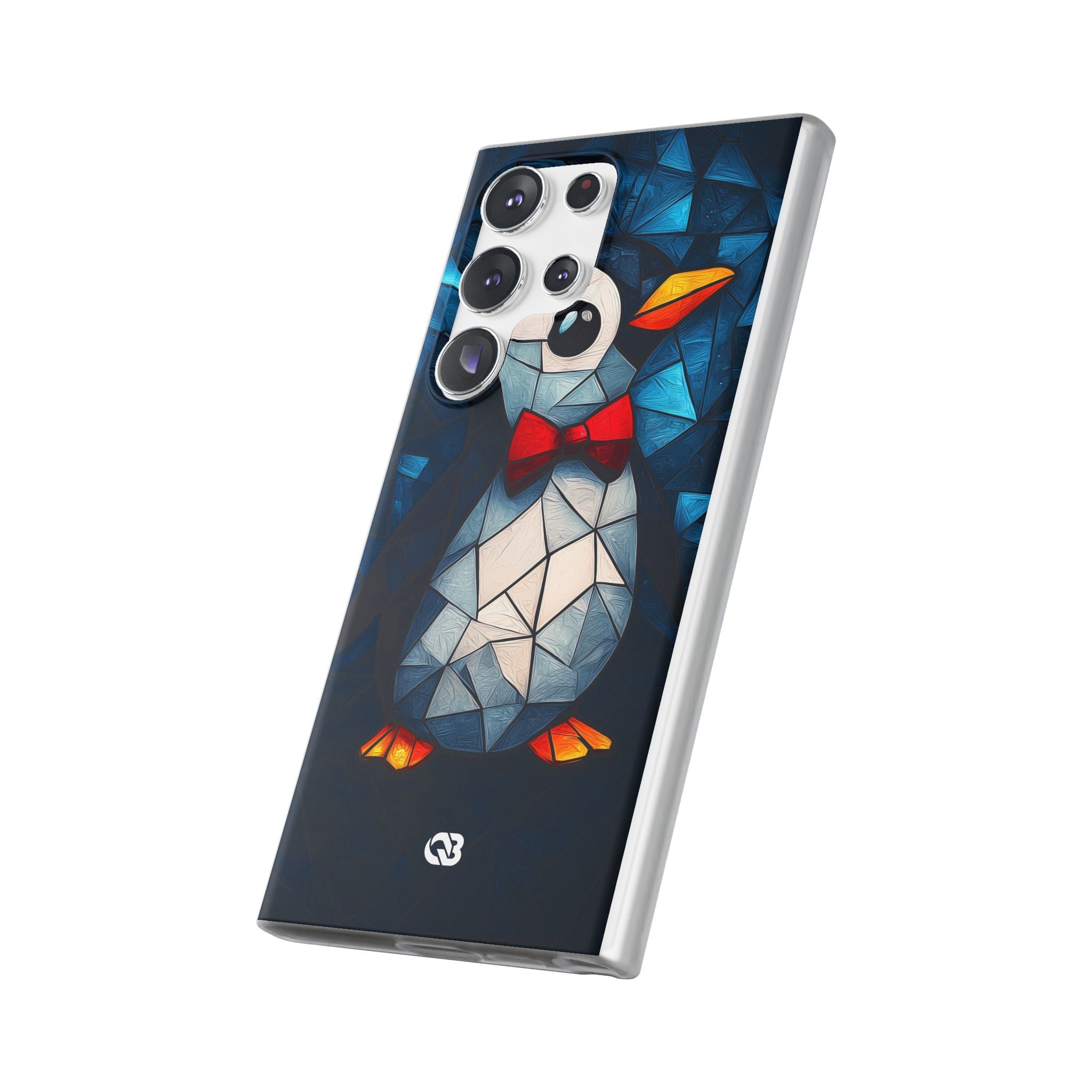Mosaic Bowtie Penguin · Soft Phone Case for Samsung