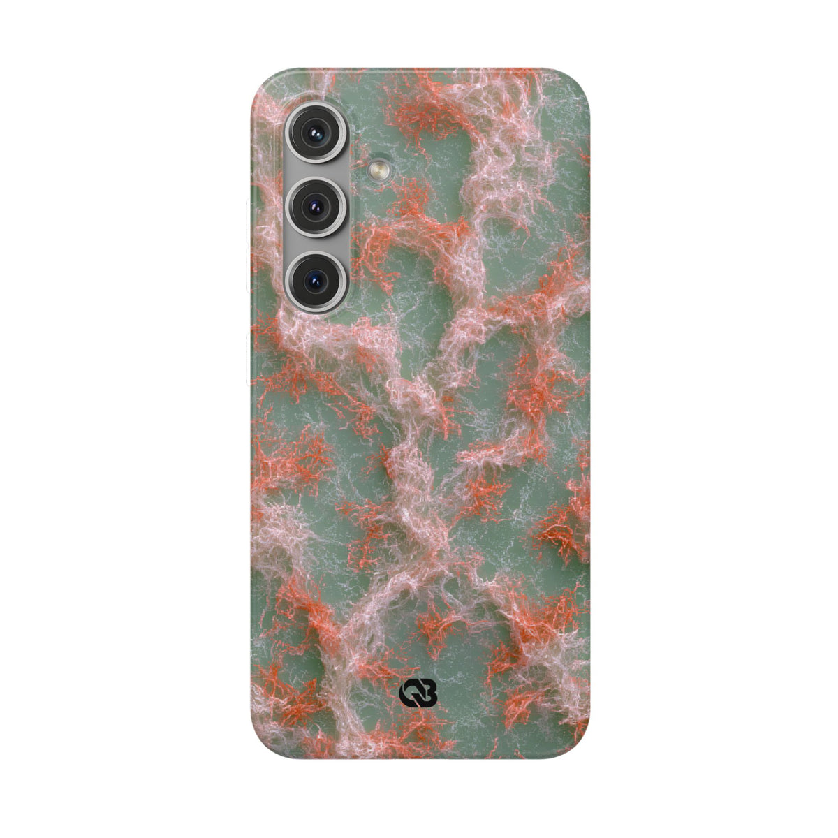 Coral Pixel Matrix · Lite Phone Case for Samsung · Green