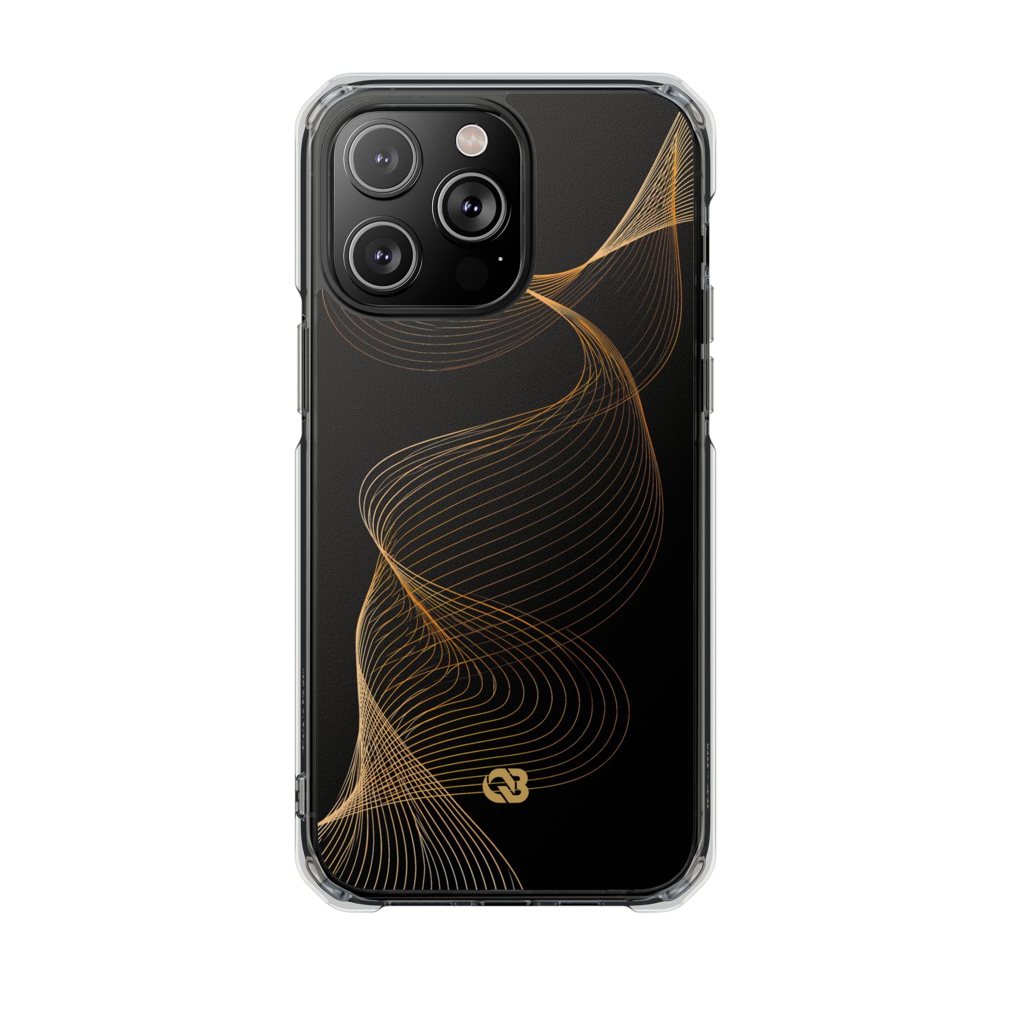 Gold Impact MagSafe Phone Case for iPhone - Burnished Bronze Helix
