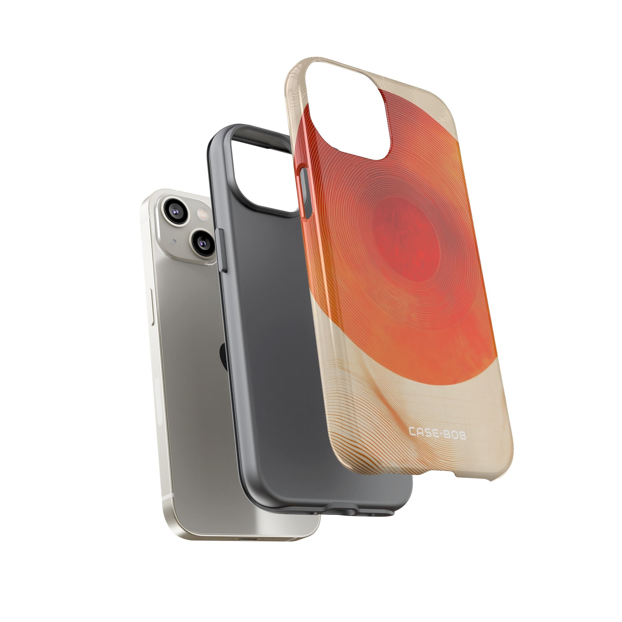 Sunburst Swirl iPhone 14 Cover - Tough