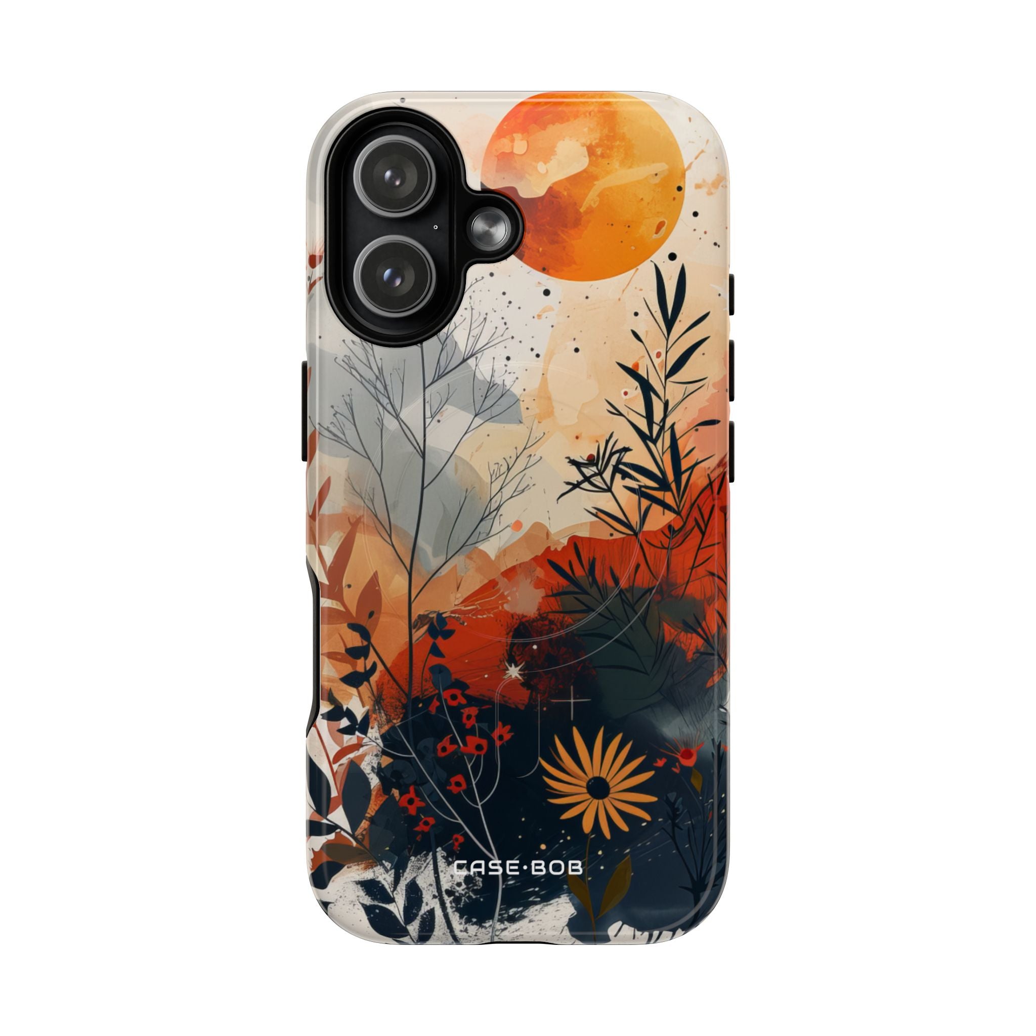 Orange Solstice iPhone 17 Case - Tough+ - CASE•BOB