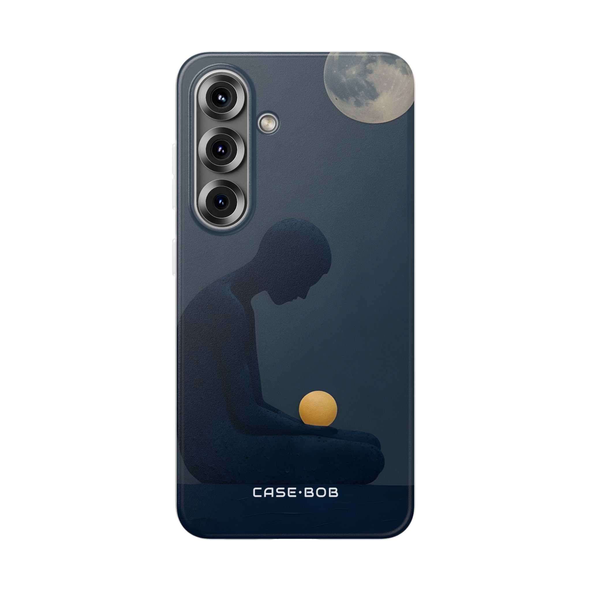 Moonlit Contemplation Samsung S25 Case - Soft