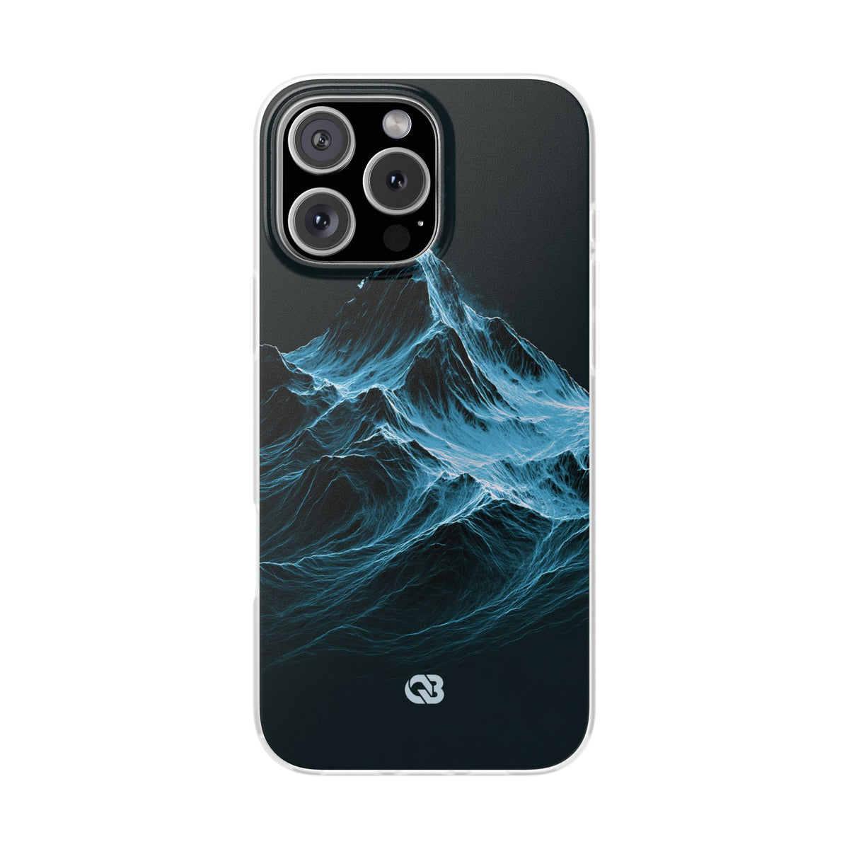 Nordic Frost Peak · Lite Phone Case for iPhone · Blue