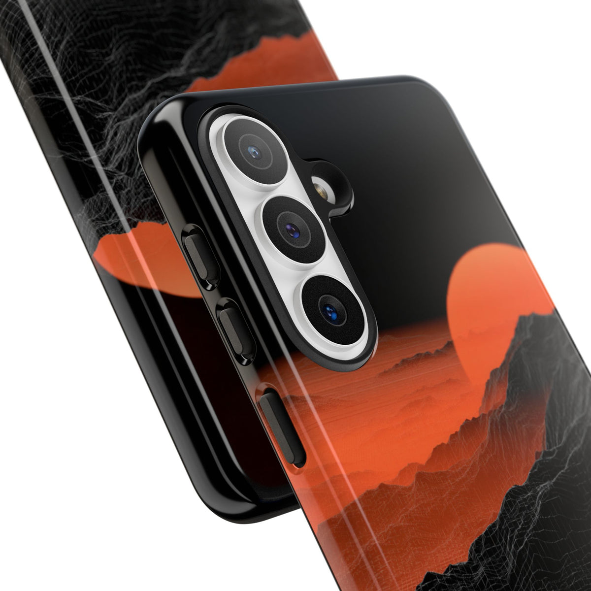 Solar Ridge Mesh · Tough Phone Case for Samsung · Black