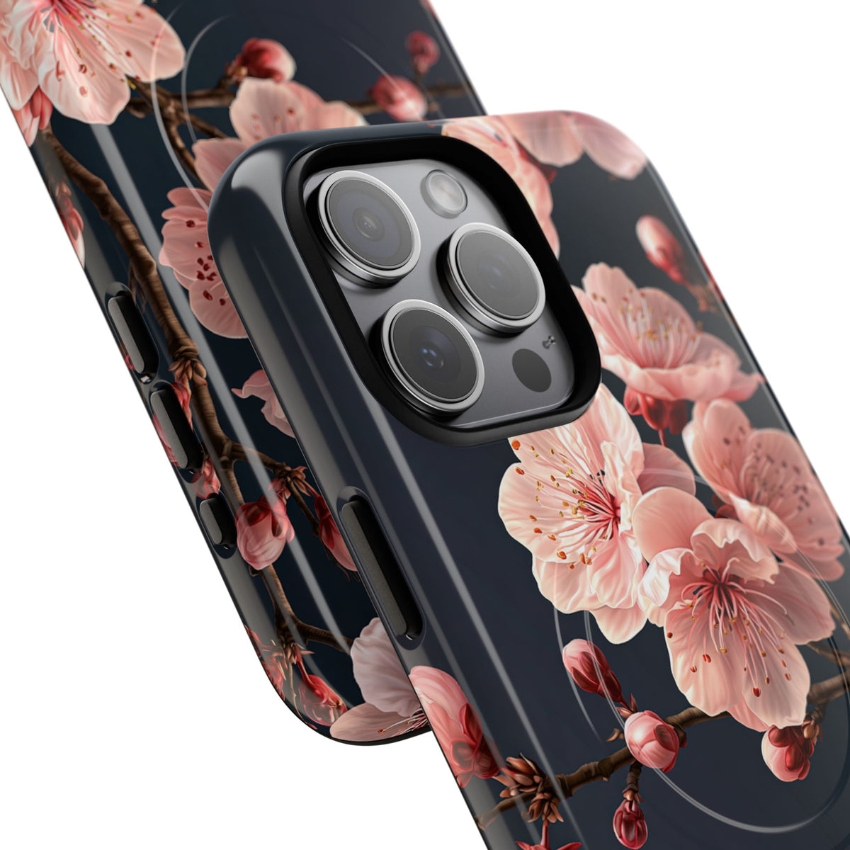 Midnight Sakura Bloom · Tough 2.0 Magnetic Phone Case for iPhone · Pink