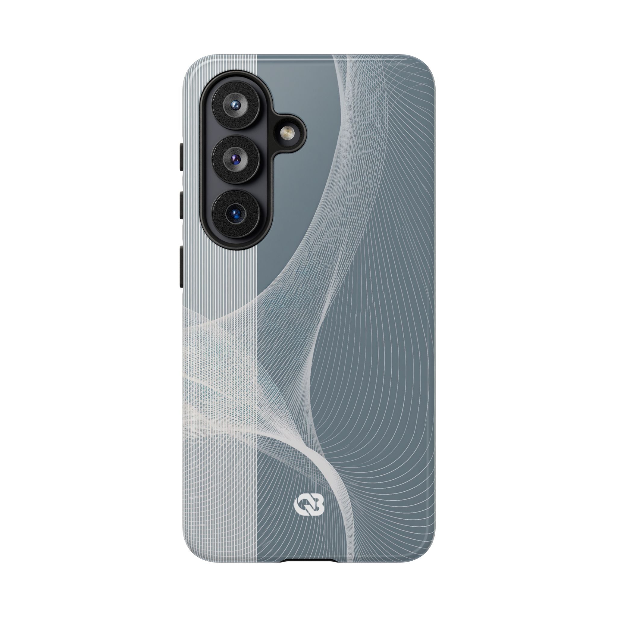 Grey Tough Phone Case for Samsung - Slate Mesh Horizon