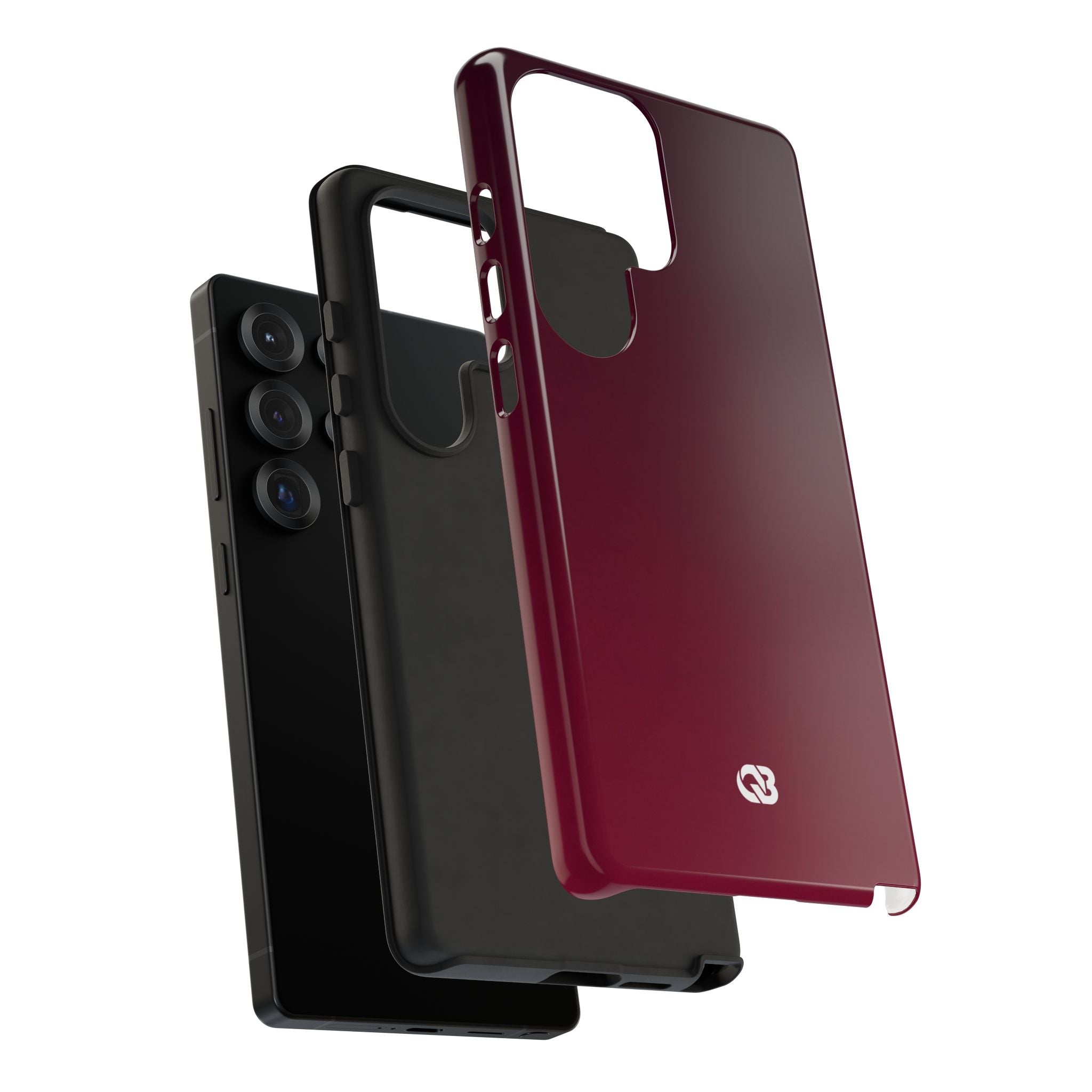 Red Tough Phone Case for Samsung - Deep Sangria Gradient