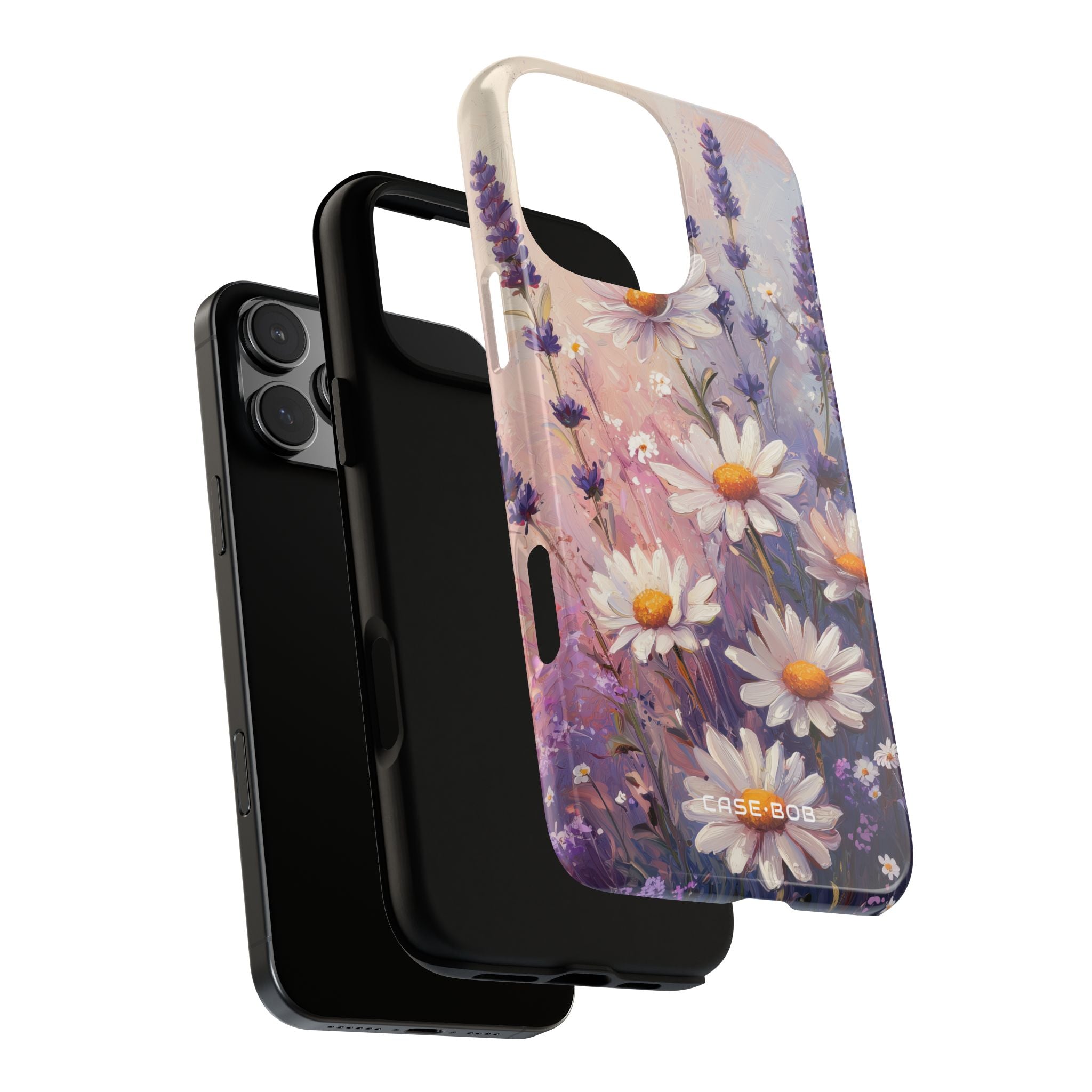 Daisy Lavender Bloom iPhone 16 Pro Max - Kova suojakotelo