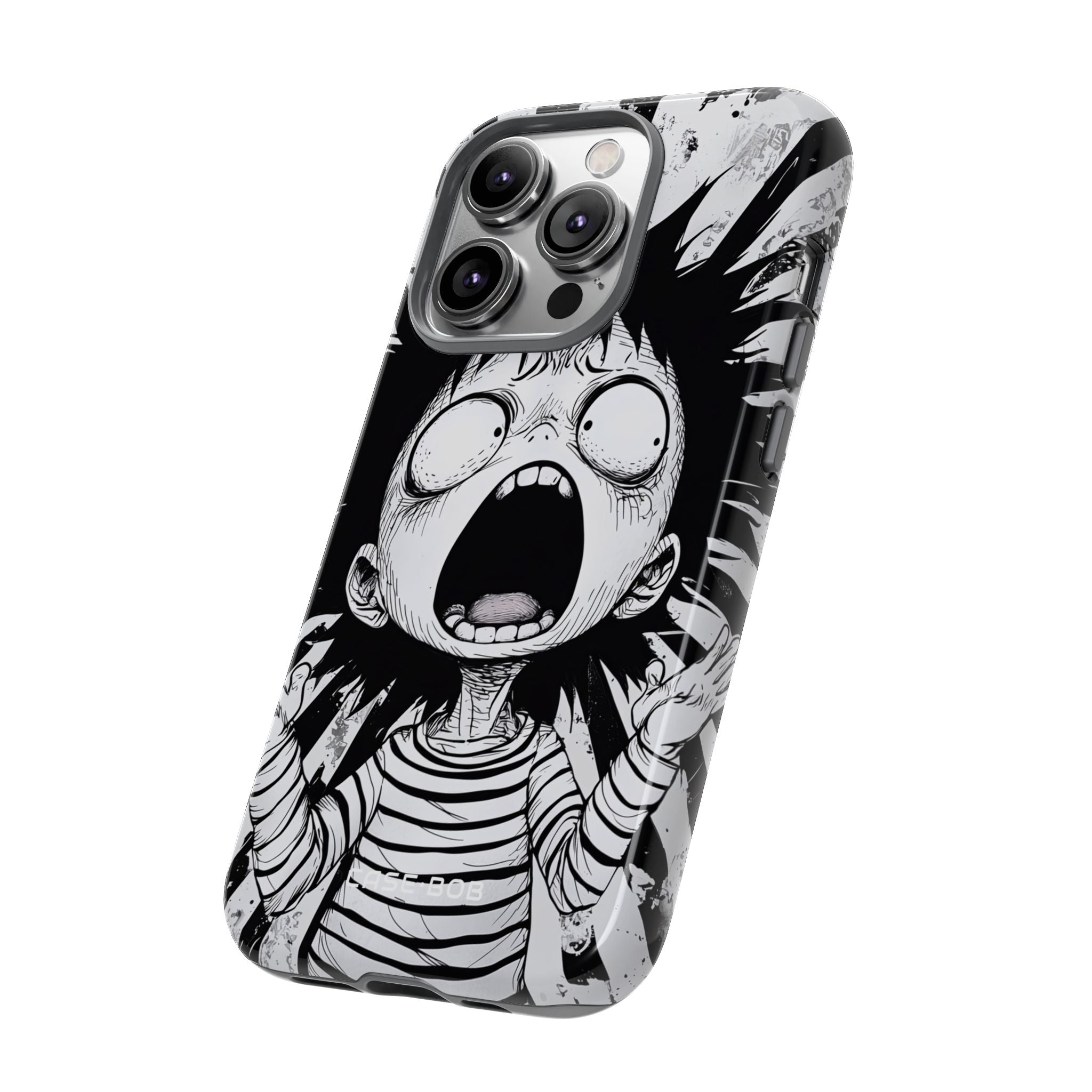 Screaming Stripes iPhone 14 Pro Case - Tough