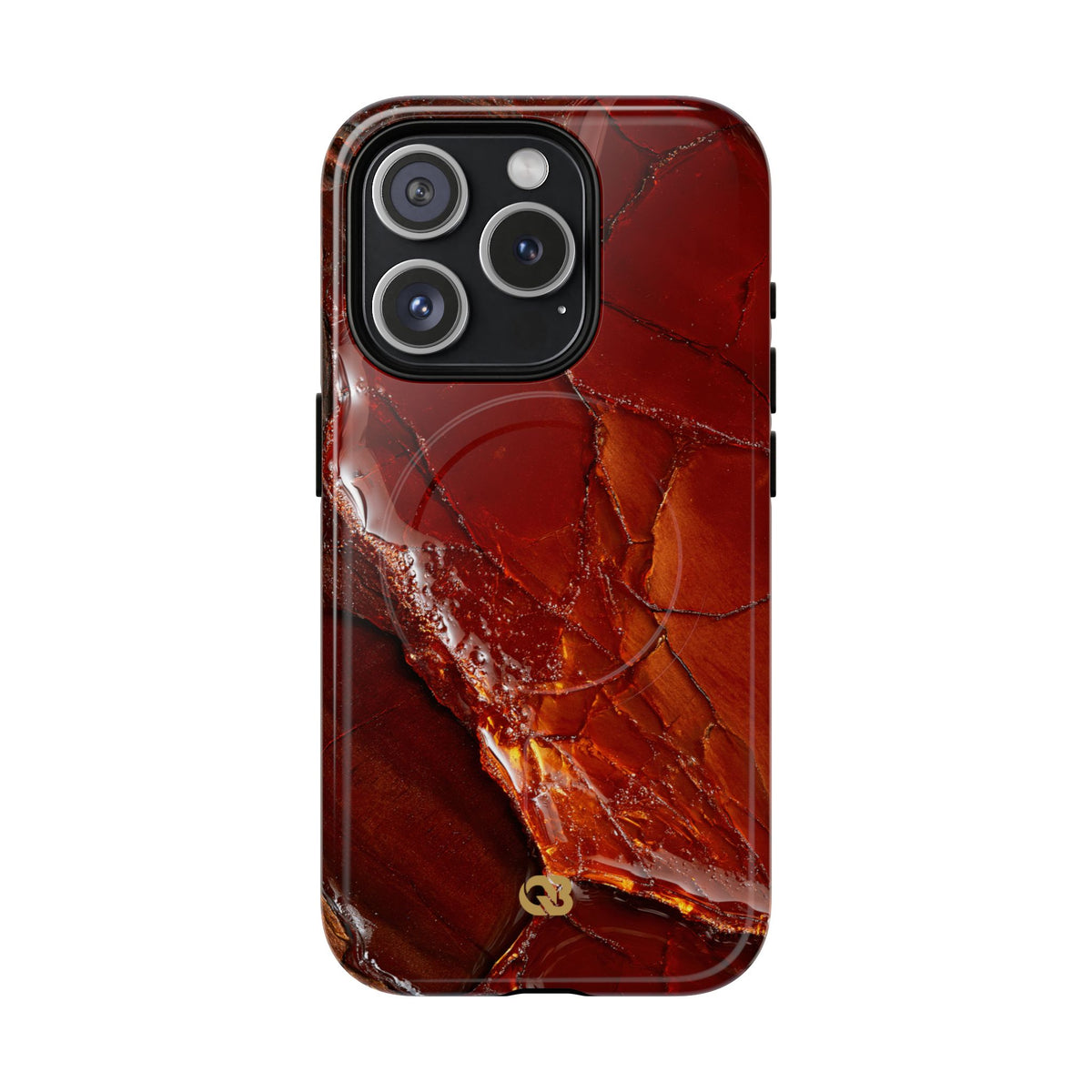 Amber Embrace · Tough 2.0 Magnetic Phone Case for iPhone · Brown