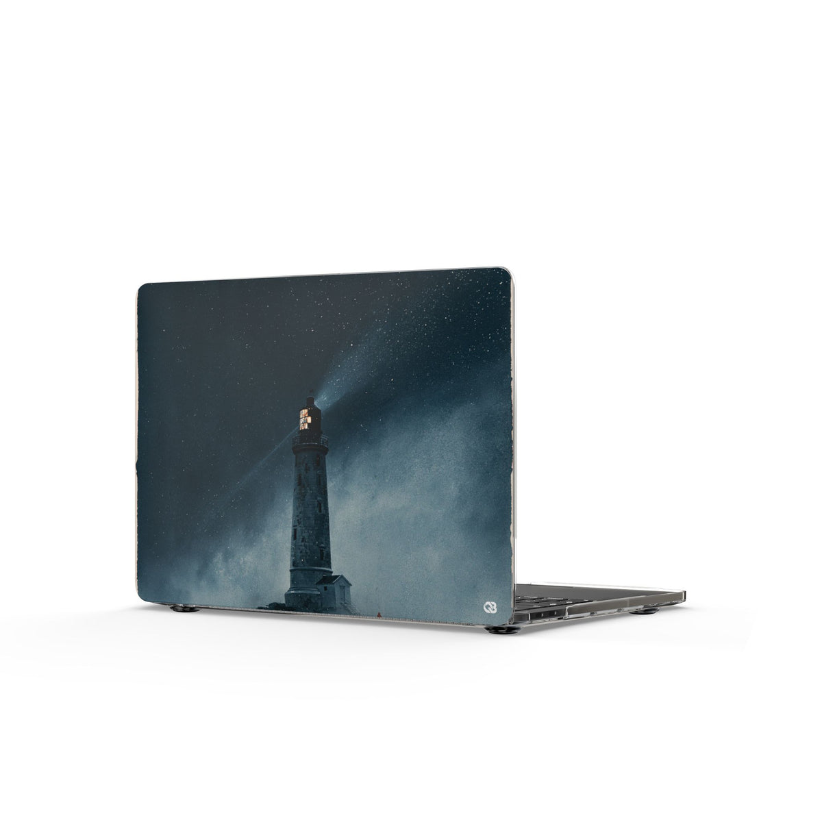 Nordic Coastal Beacon · Clear Hard Case for MacBook · Blue