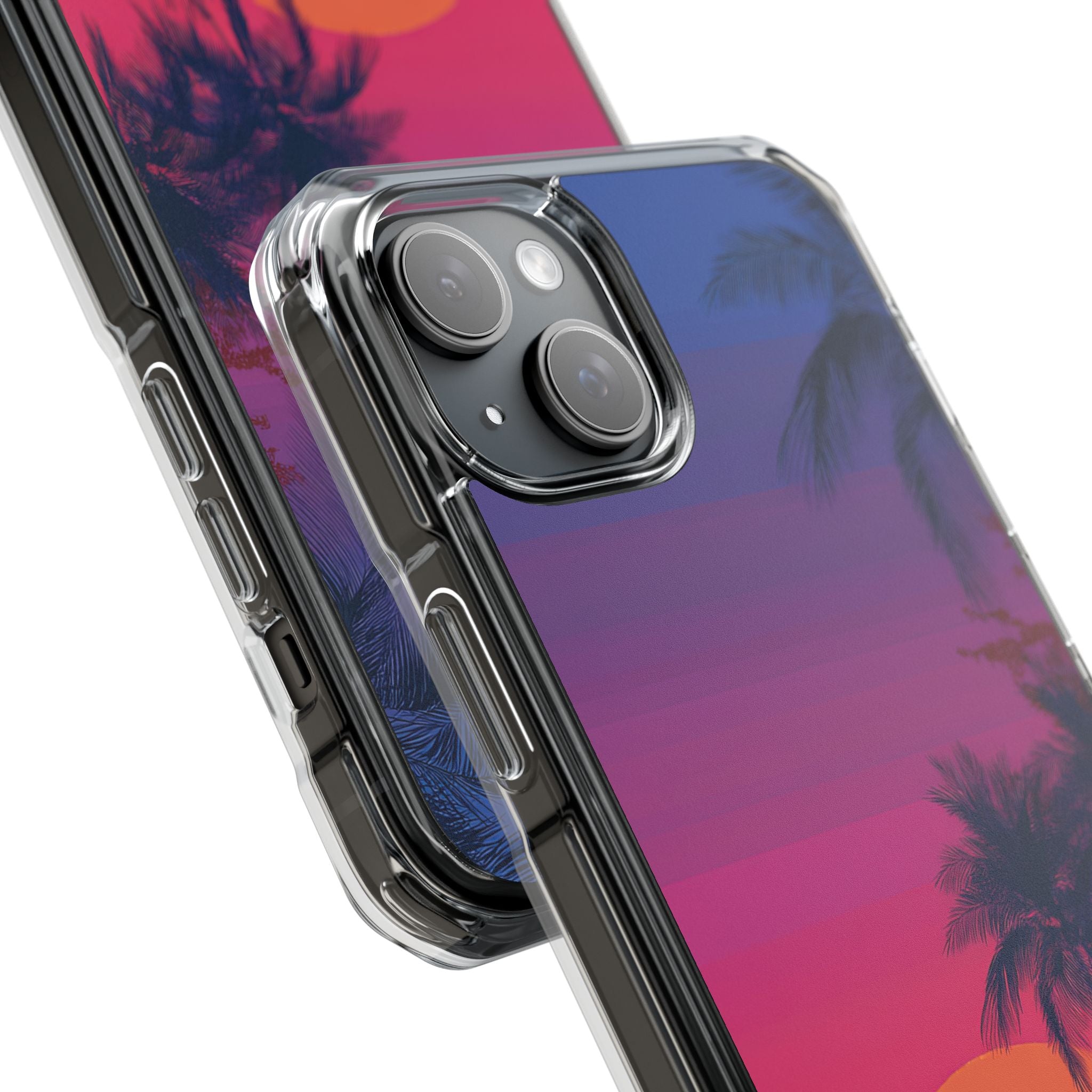 Neon Horizon Palms · Impact Phone Case for iPhone · Magsafe