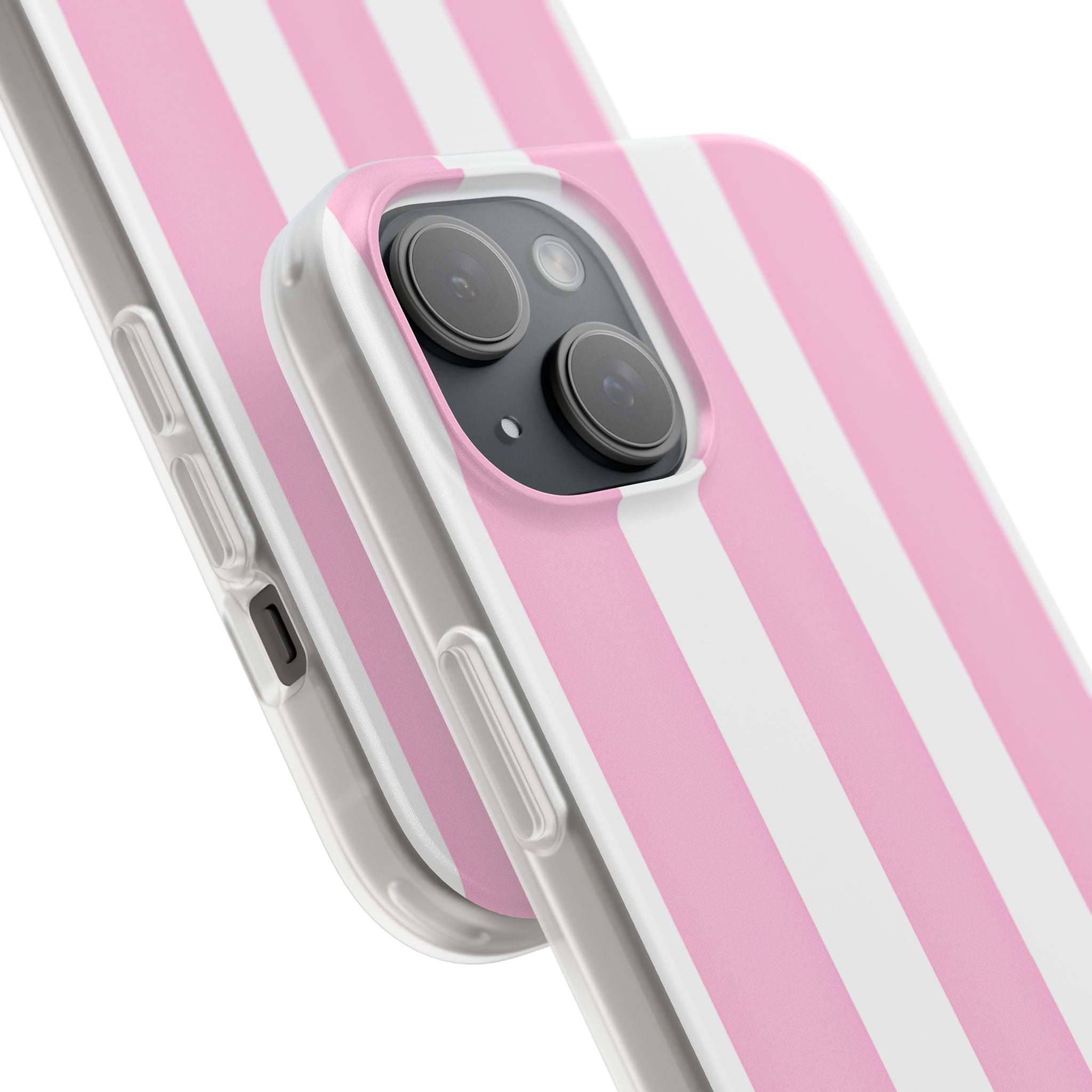 Soft Pink Stripe · Soft Phone Case for iPhone