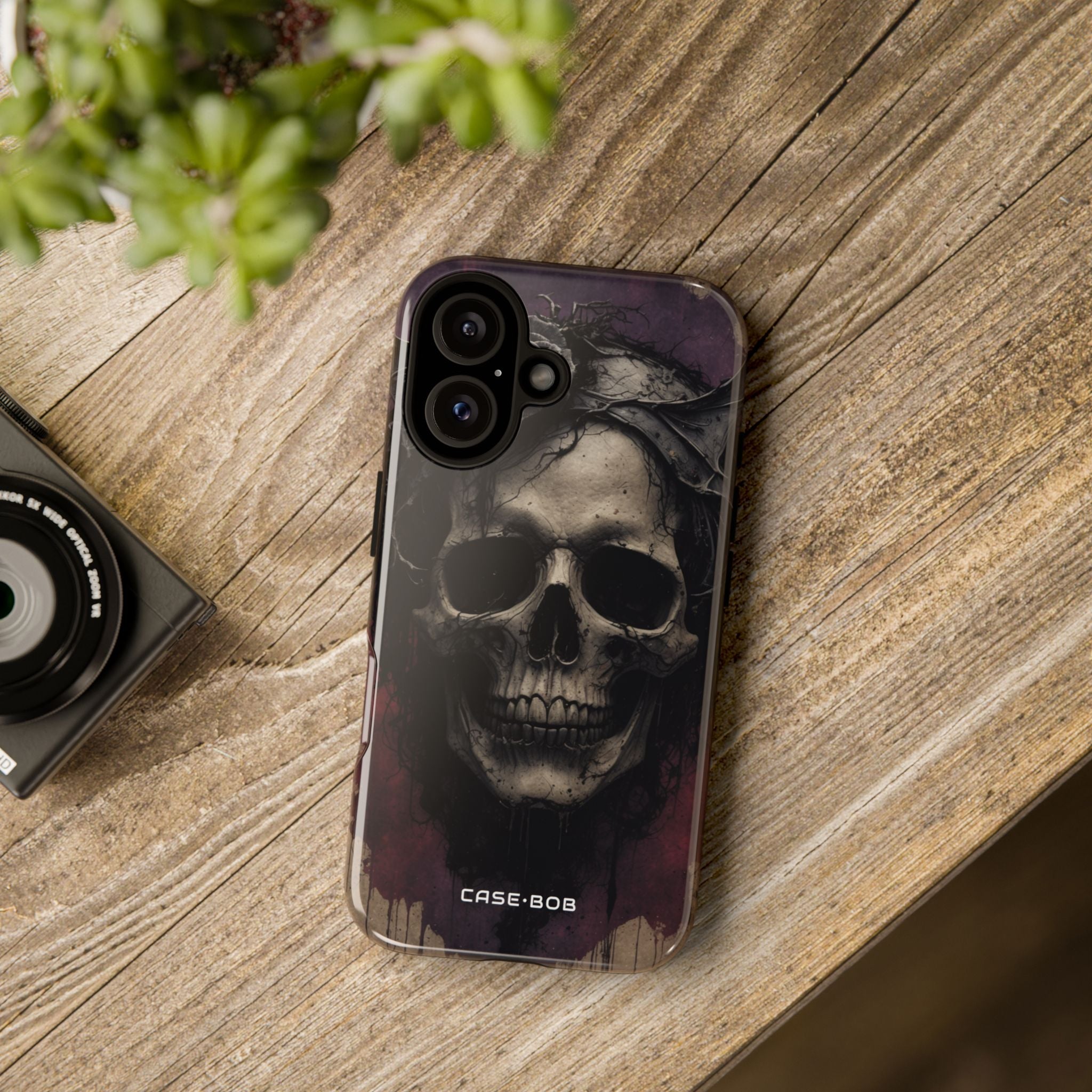 Skull Crown iPhone 16 Case - Tough