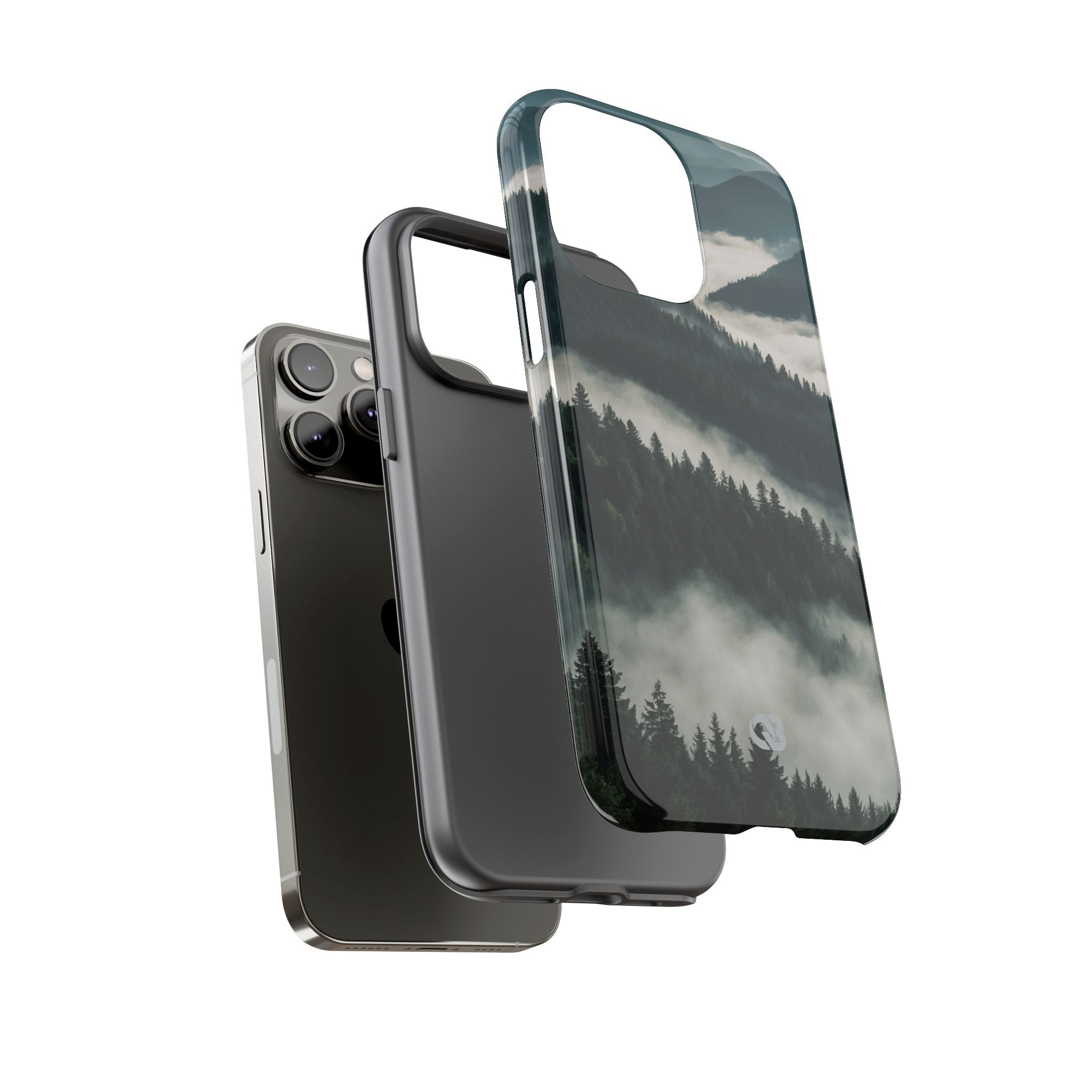 Misty Pine Peaks · Tough Phone Case for iPhone
