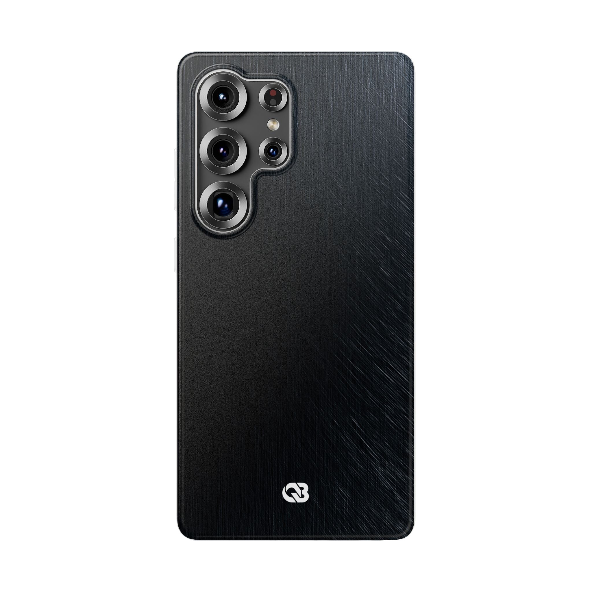 Black Lite Phone Case for Samsung - Midnight Brushed Grain