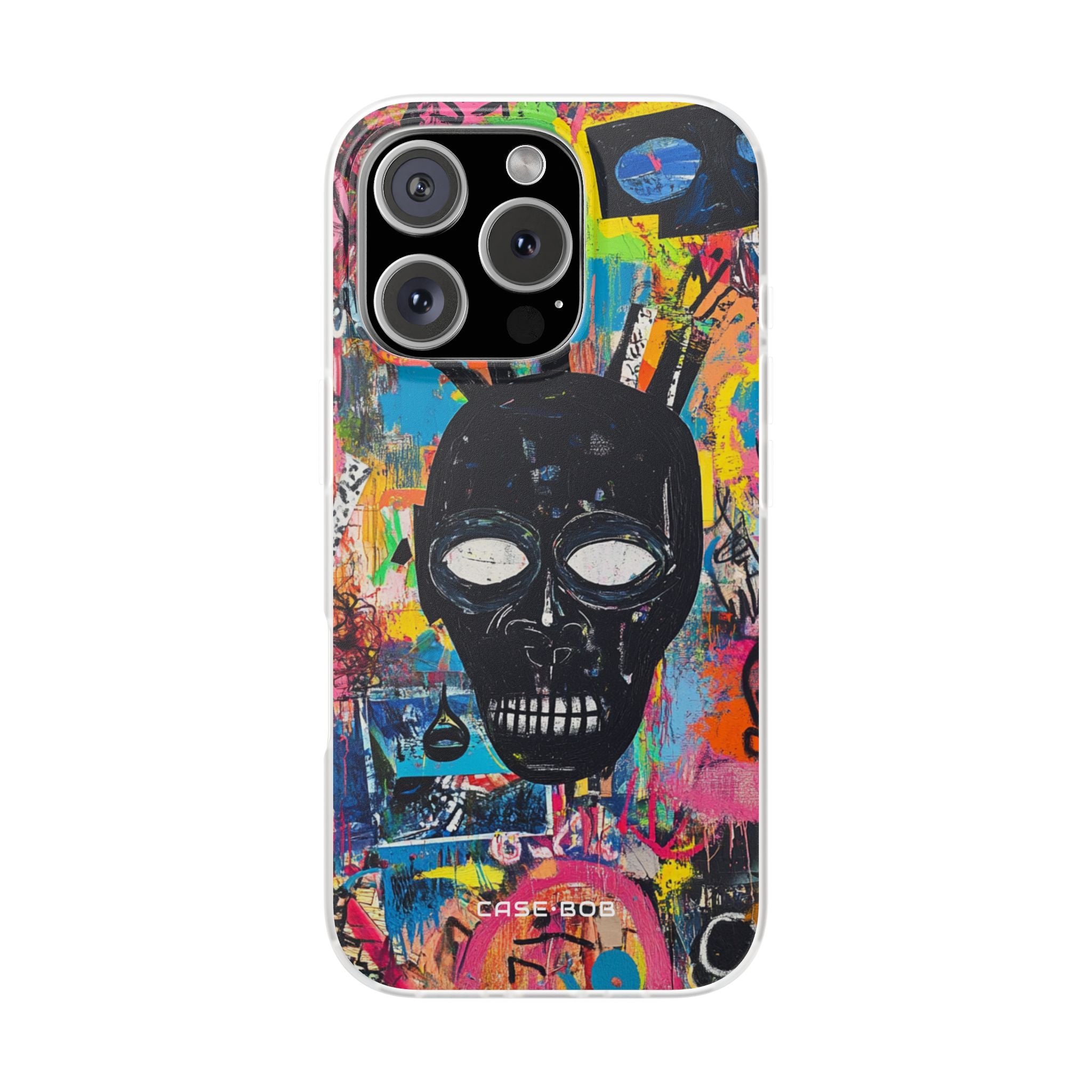 Skull Vortex iPhone 16 Pro Case - Soft - CASE•BOB