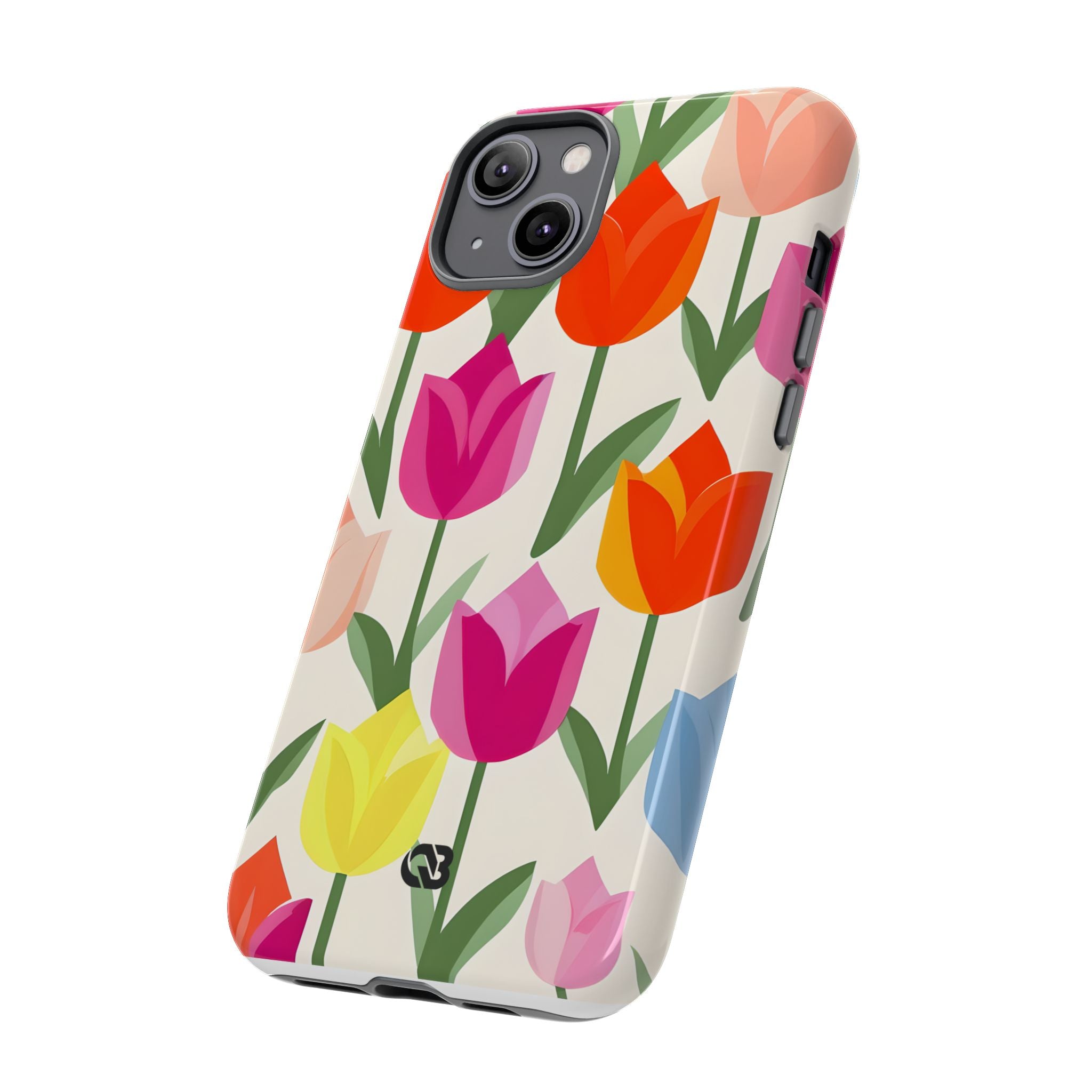 Vibrant Petal Grid · Tough Fundas para teléfono para iPhone