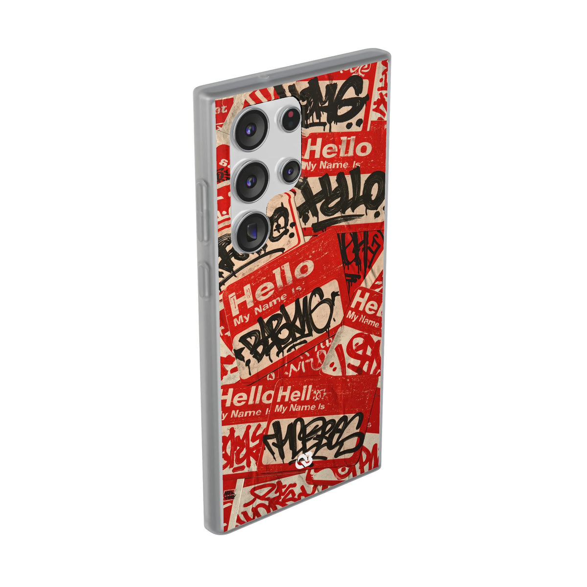 Slap Tag Collage · Lite Phone Case for Samsung · Red