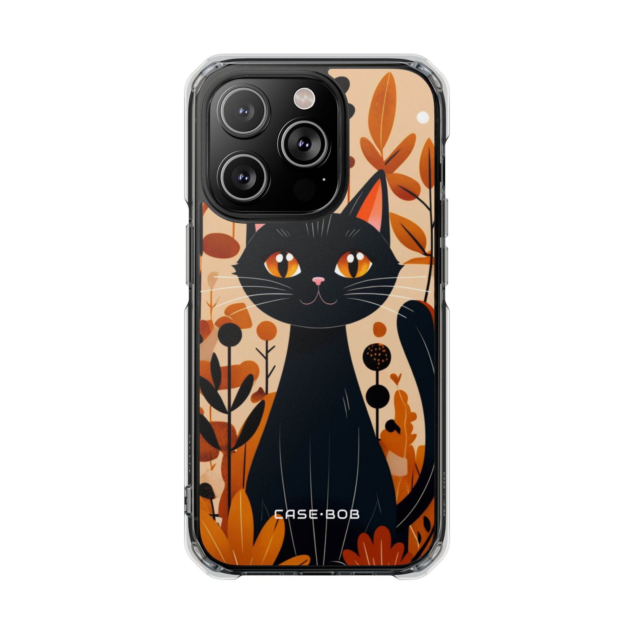 Schwarze Katze Glow iPhone 14 Pro Case - Impact