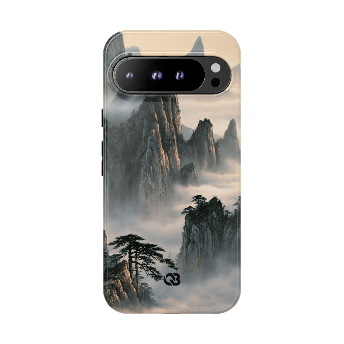 Sacred Mountain Mist · Tough Phone Case for Pixel · Beige