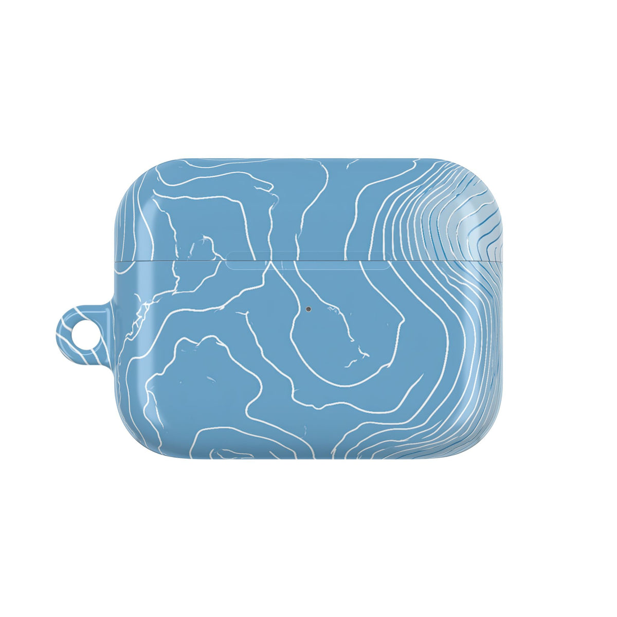 Glacial Basin Topo · Hard Case for AirPods & AirPods Pro · Blue