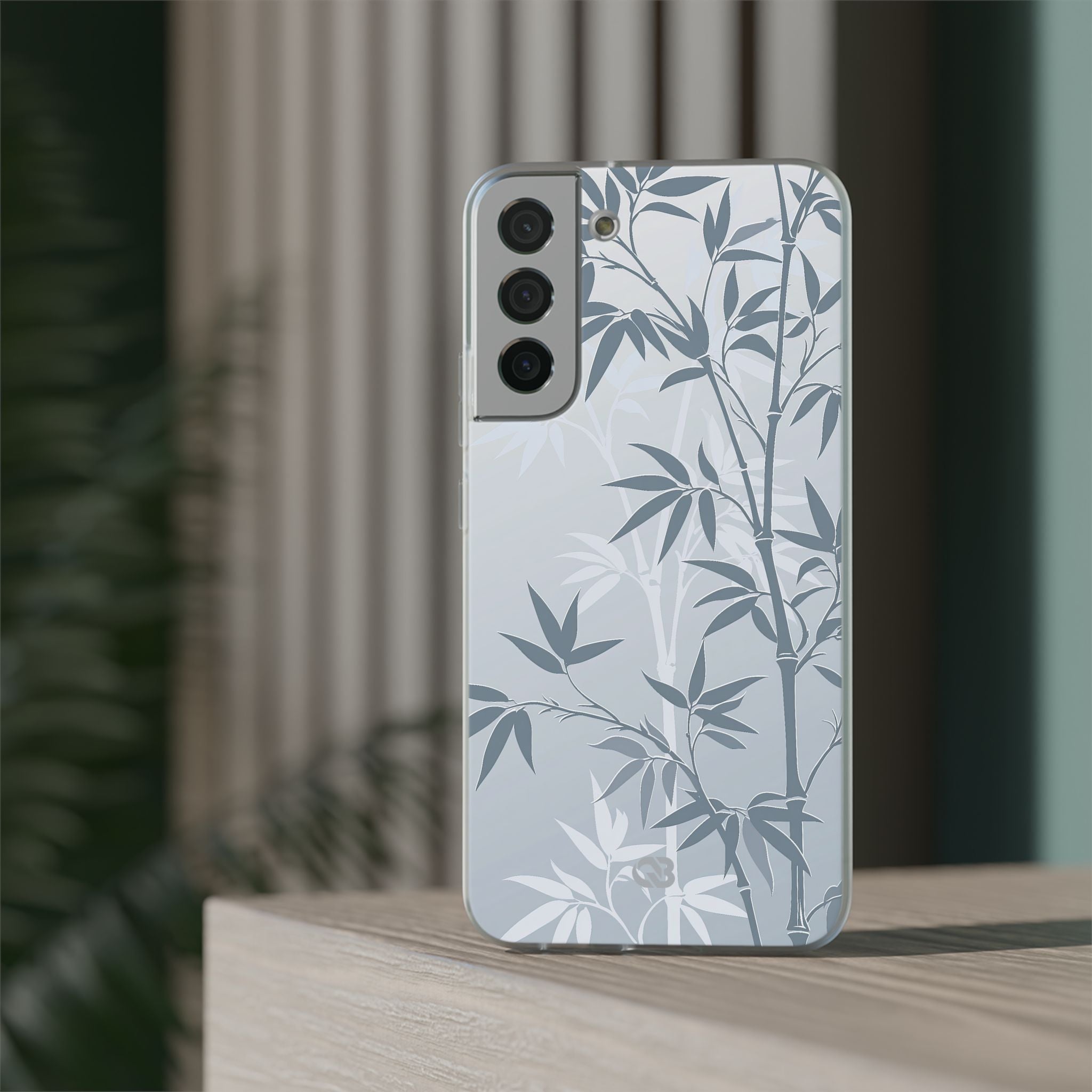 Blue Lite Phone Case for Samsung - Slate Bamboo Shadow