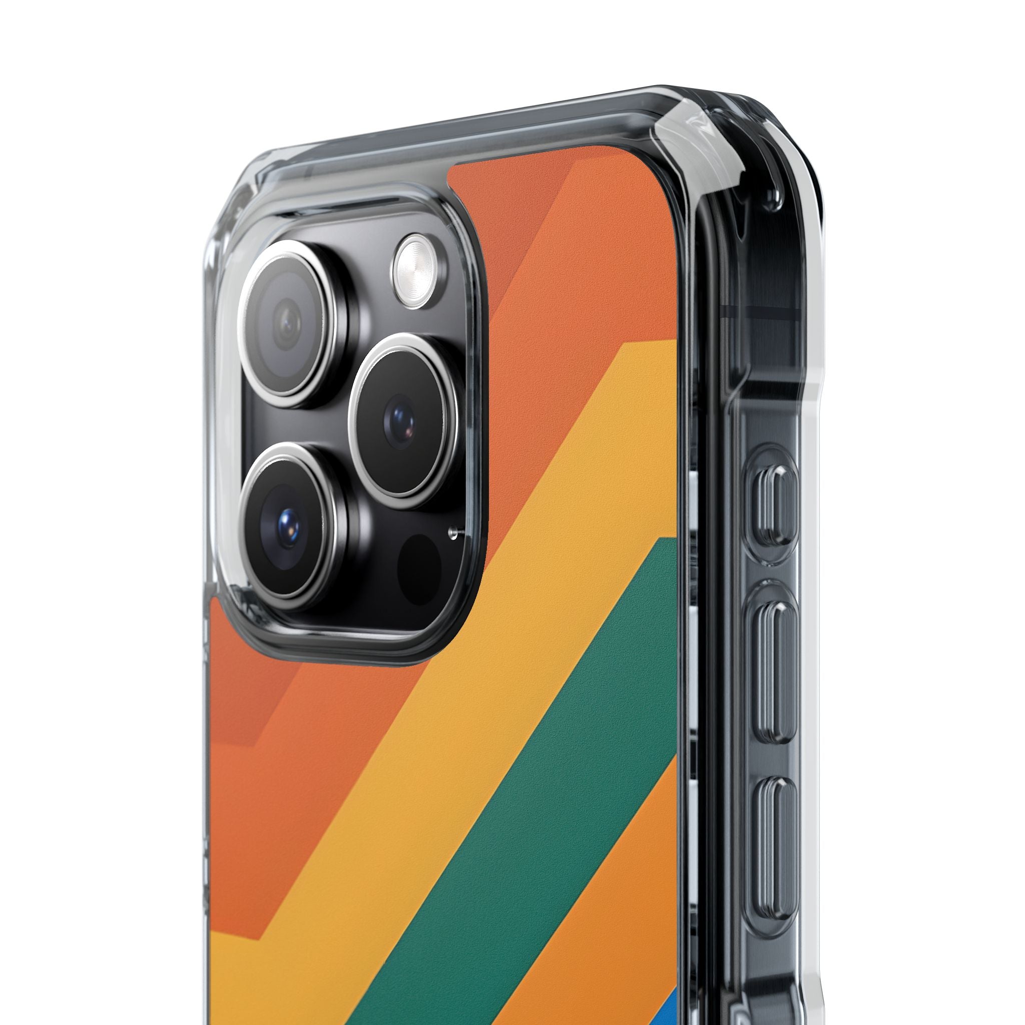 Retro Ridge Lines · Impact Custodia per iPhone · Magsafe