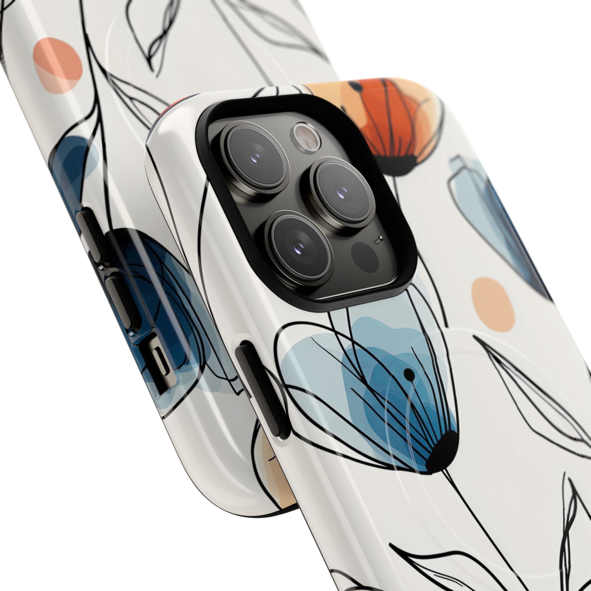 Ink Watercolor Tulips · Tough+ Phone Case for iPhone · Magsafe