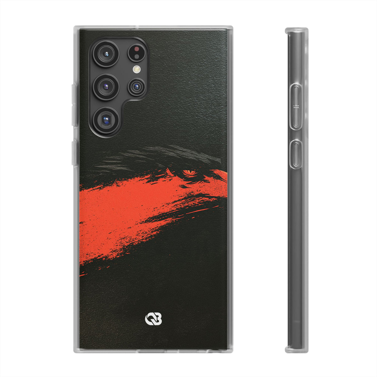 Crimson Raptor Noir · Lite Phone Case for Samsung · Black