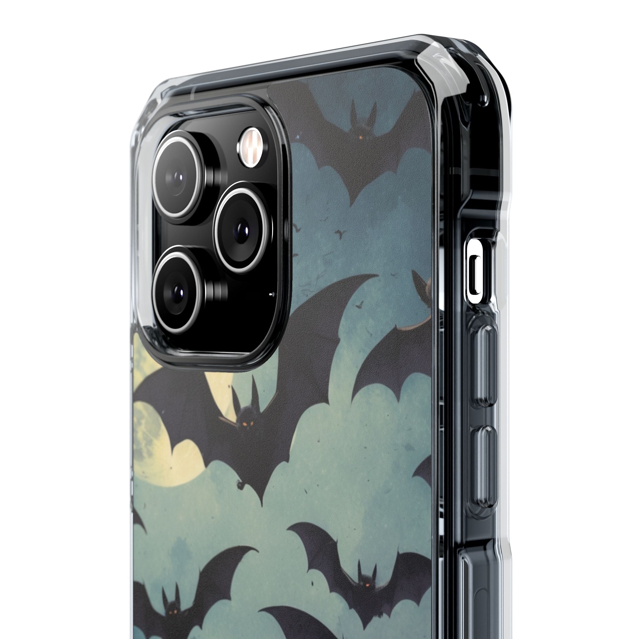 Glowing Bat Swarm iPhone 14 Pro Max Case - Impact